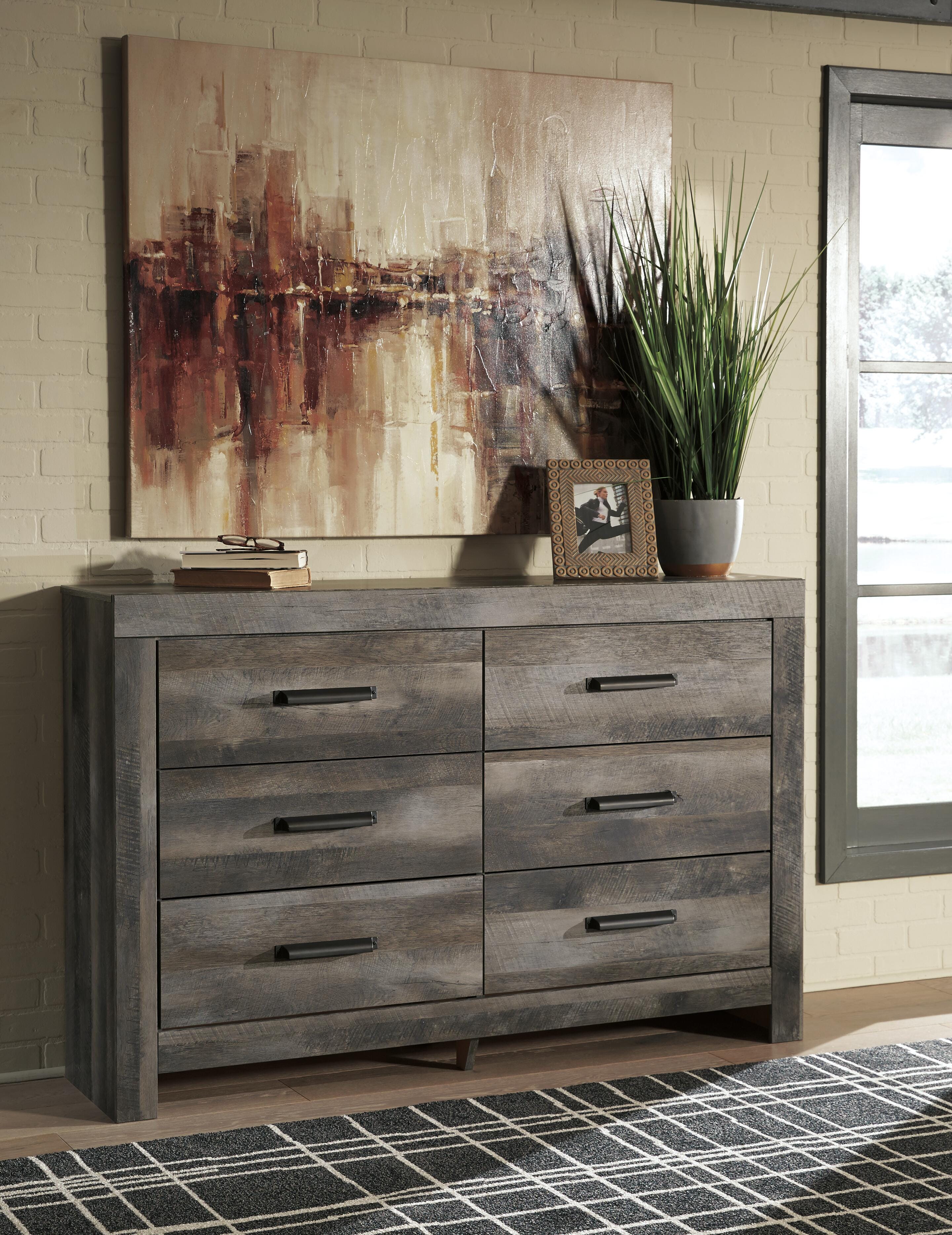 6 drawer grey dresser for bedroom Essentials 6 Drawer Dresser main image 0