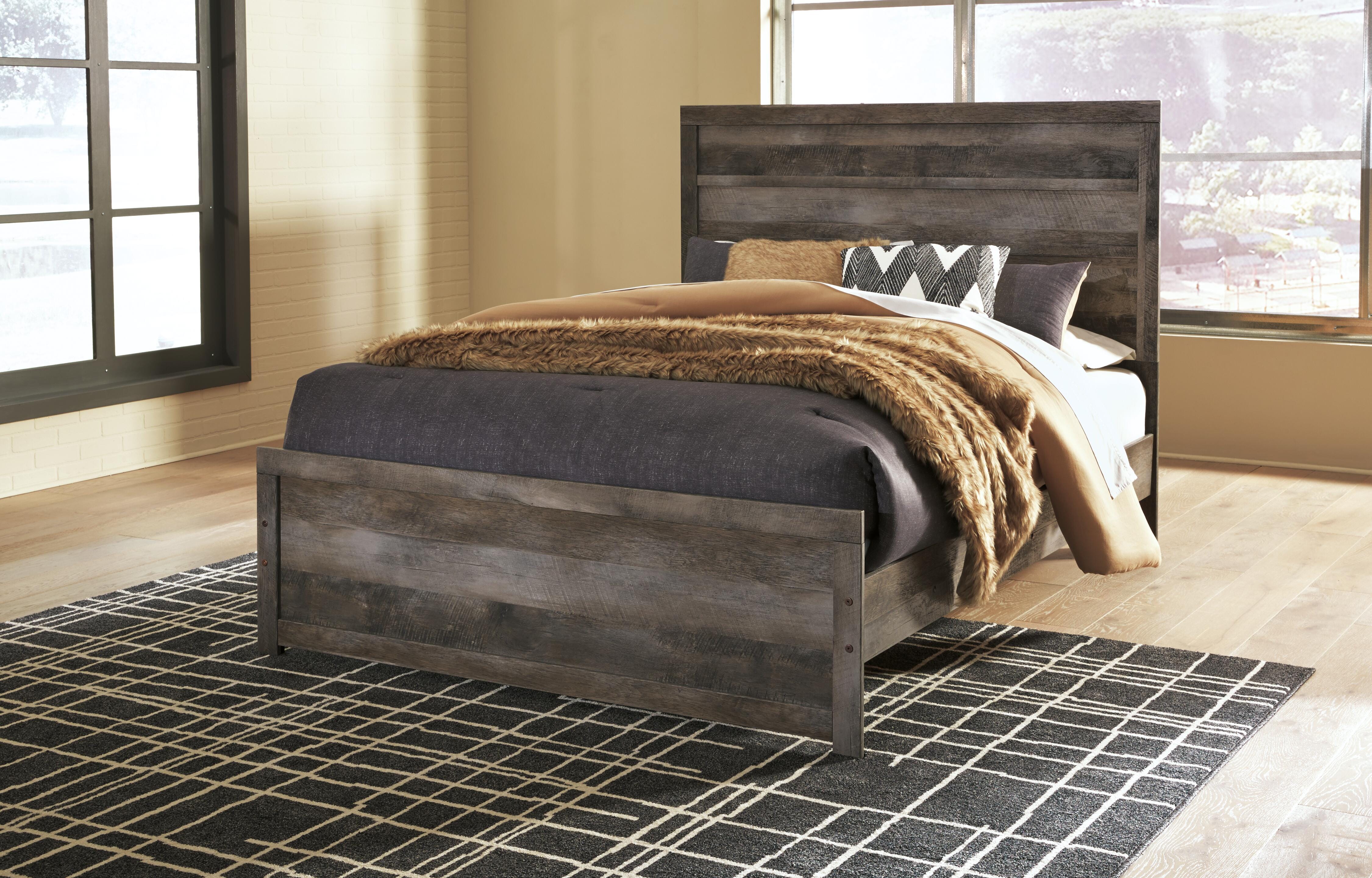 Wynnlow Queen Panel Bed with Dresser, Gray, large