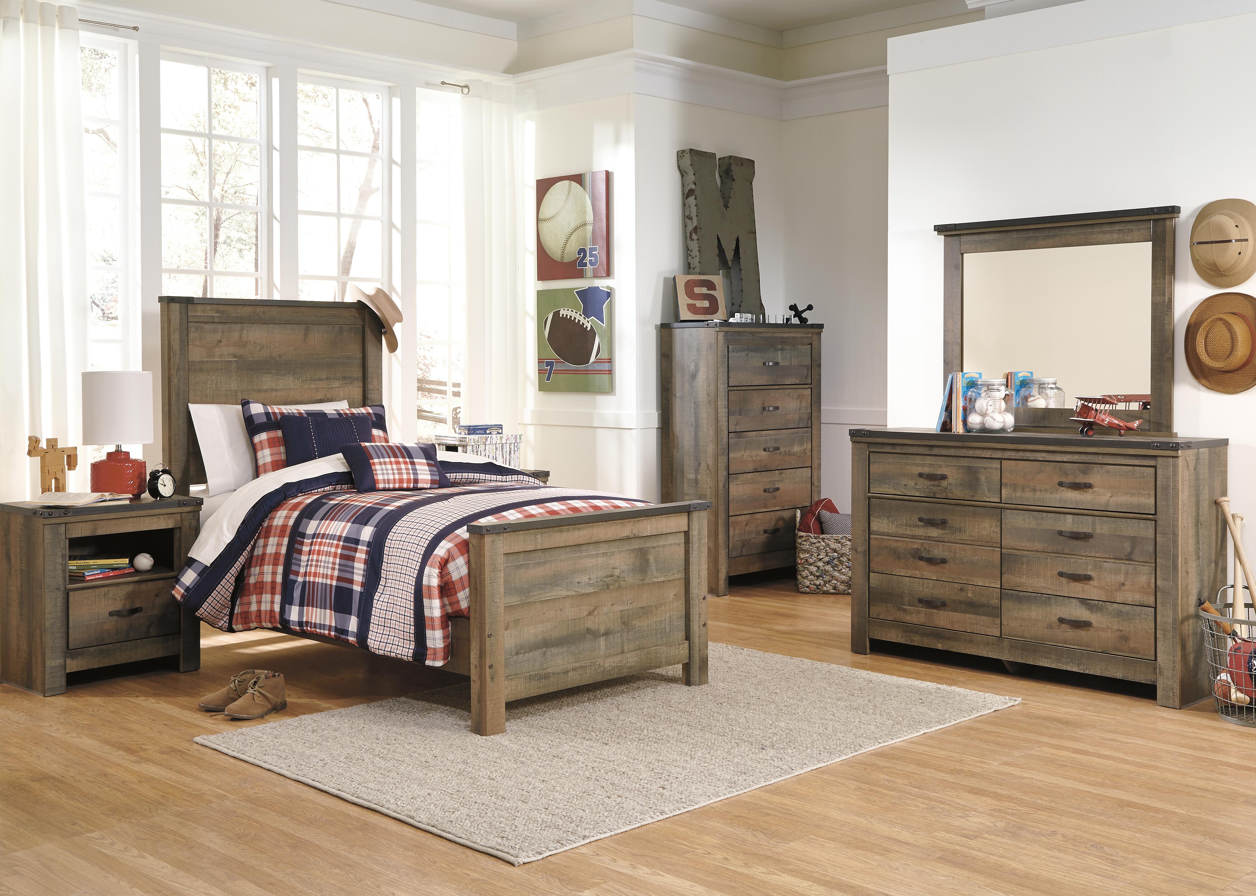 Trinell Twin Panel Bed - image 6