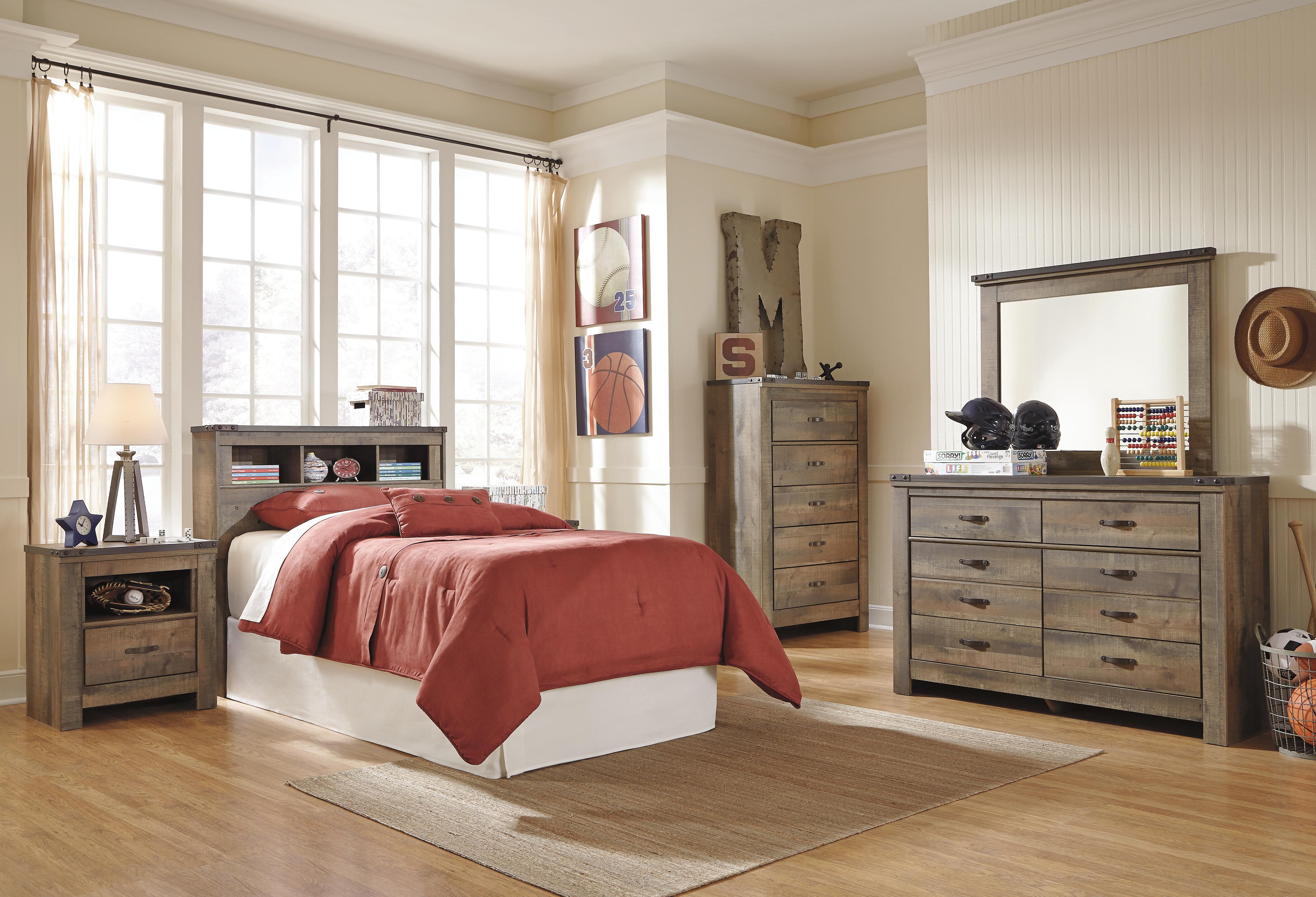 Trinell Twin Bookcase Headboard - image 3