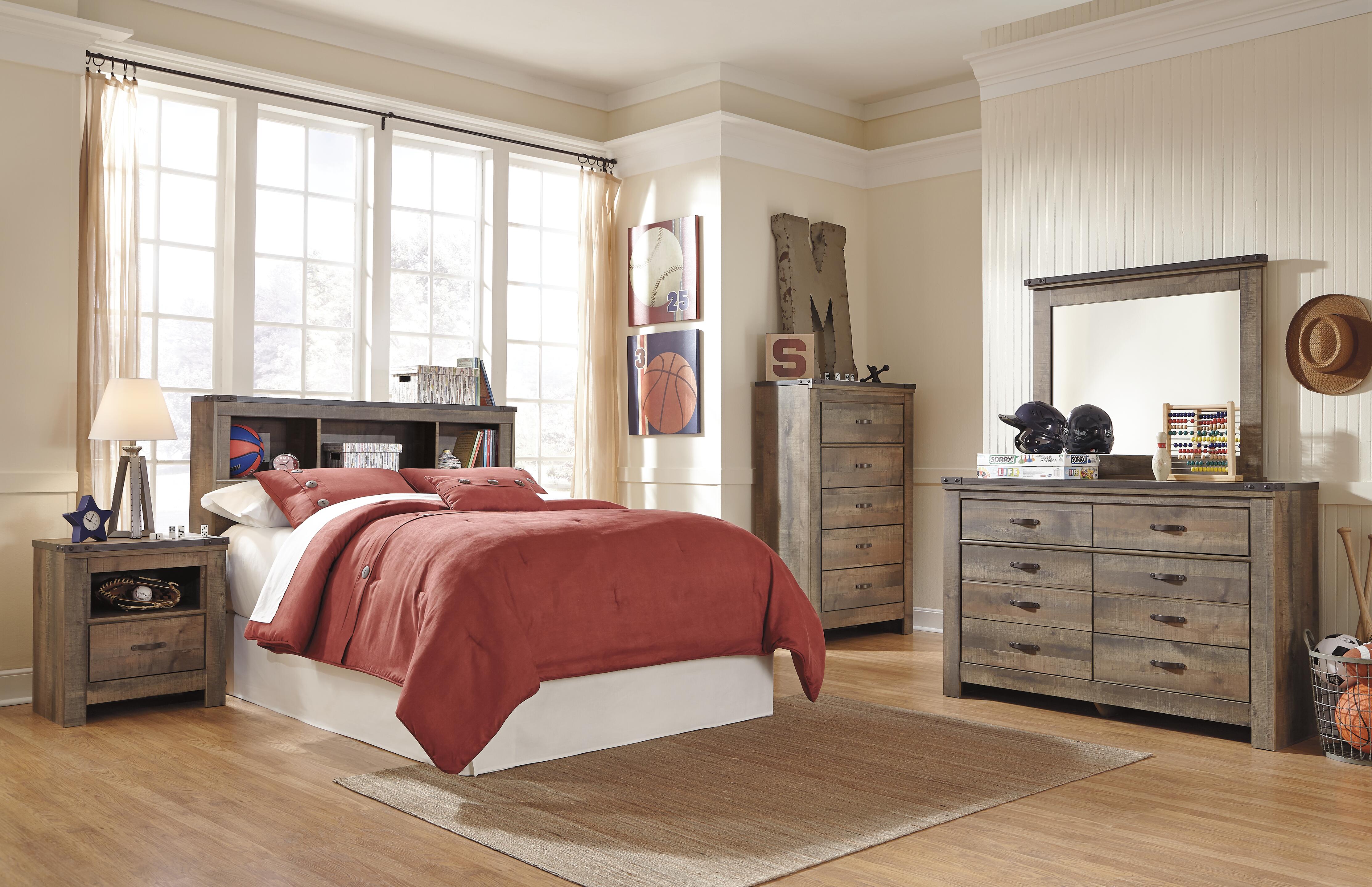 Trinell Full Bookcase Headboard - image 3