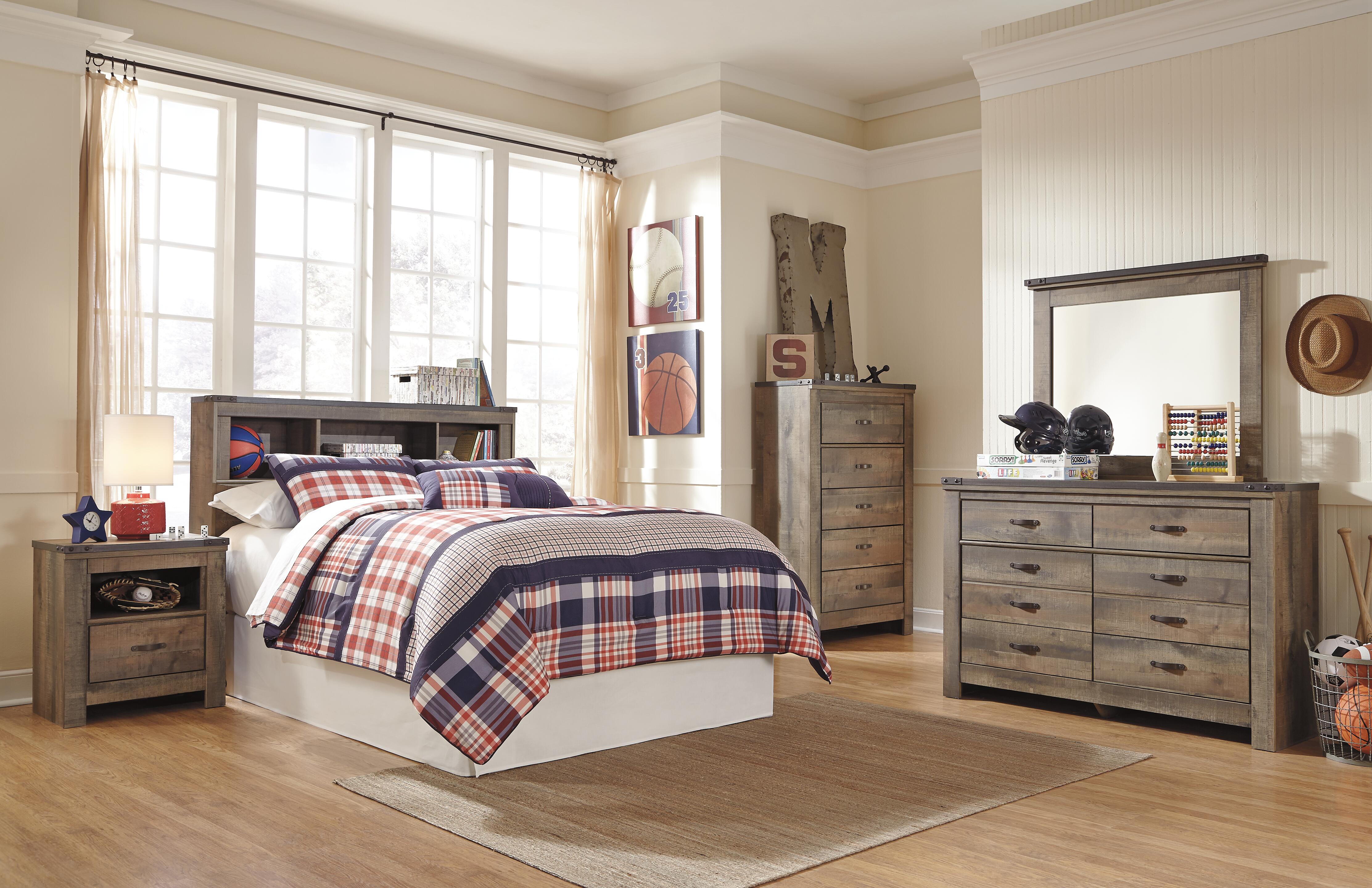 Trinell Full Bookcase Headboard - image 4