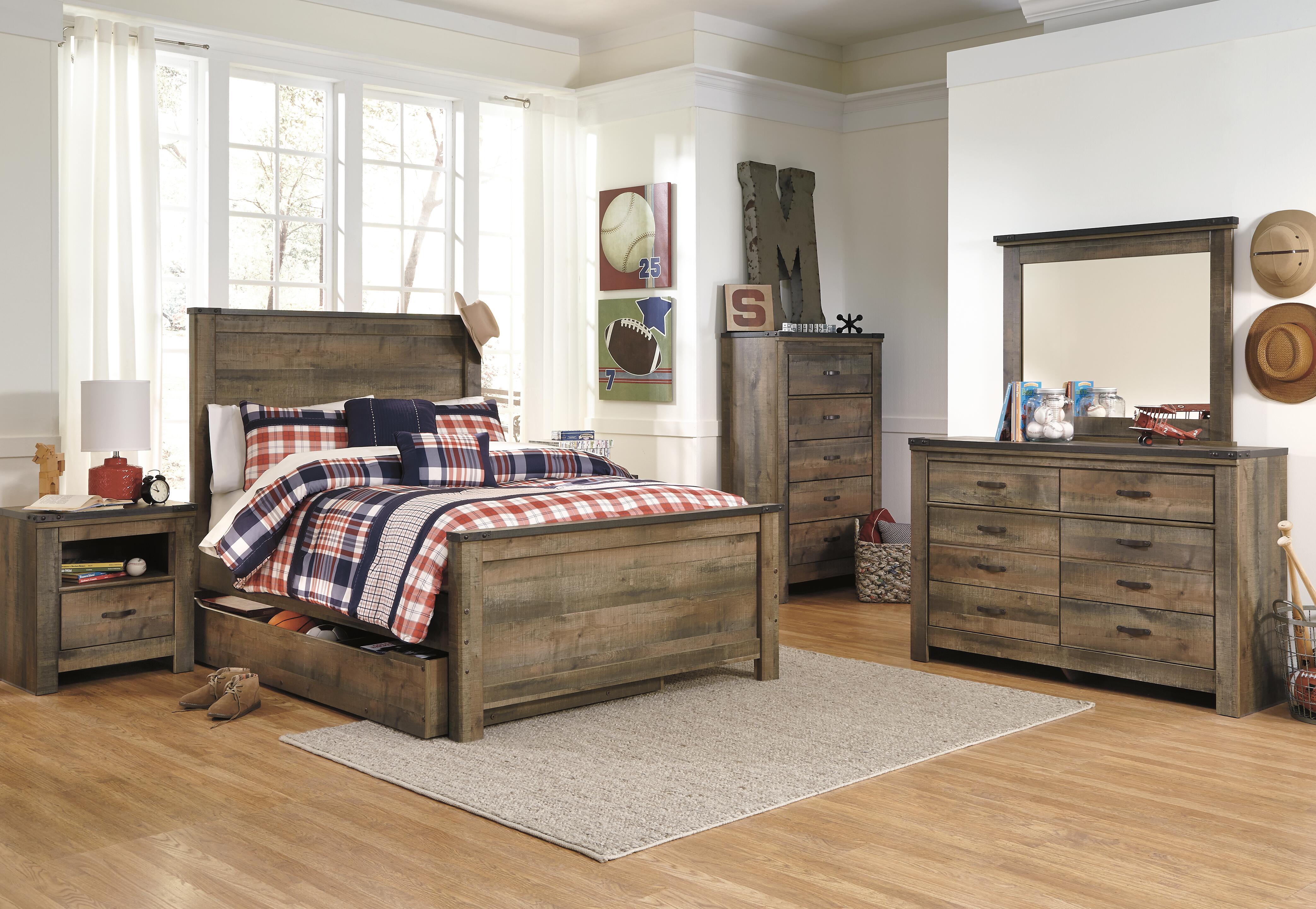 Trinell Full Panel Headboard - image 5