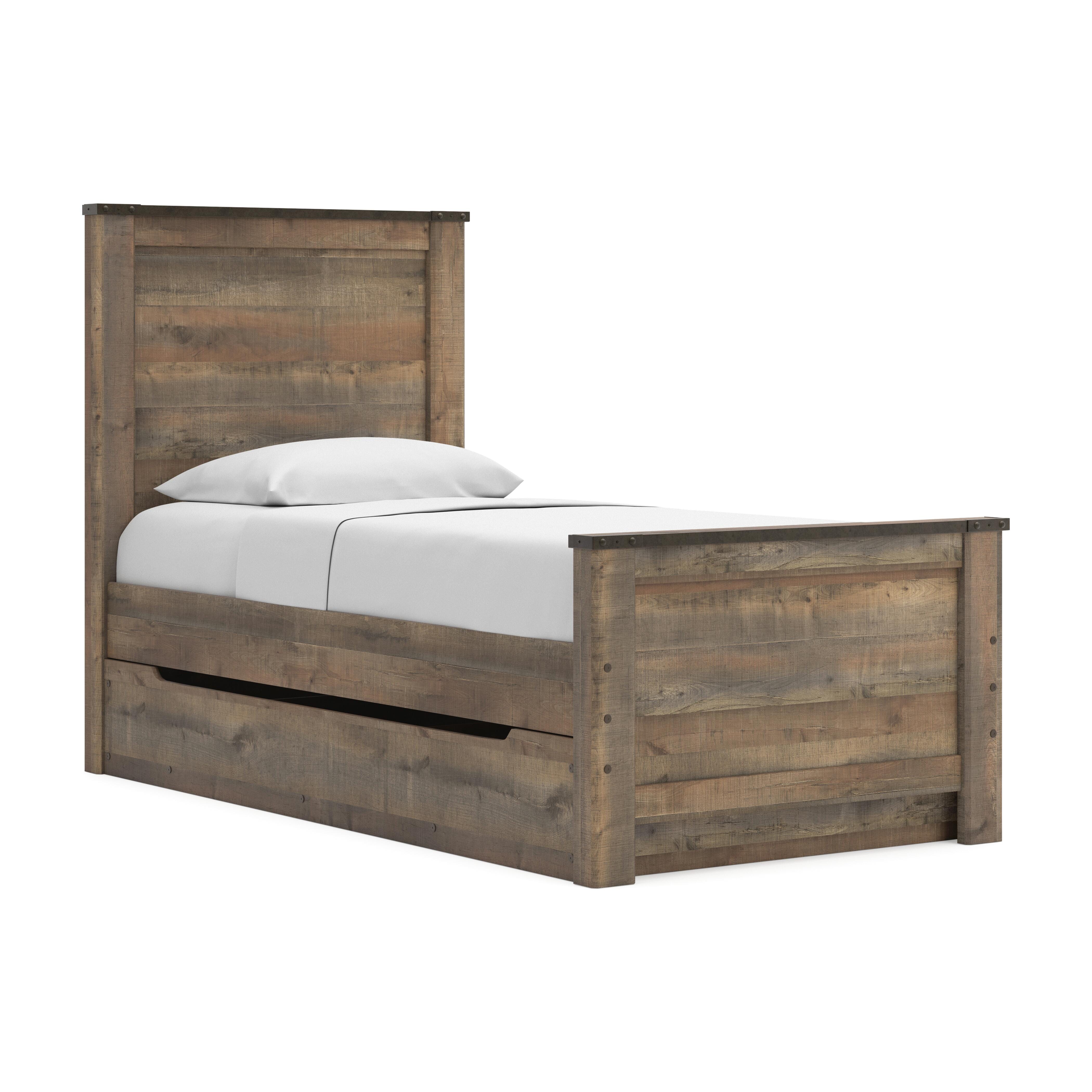 Cama individual con paneles Trinell - image 4