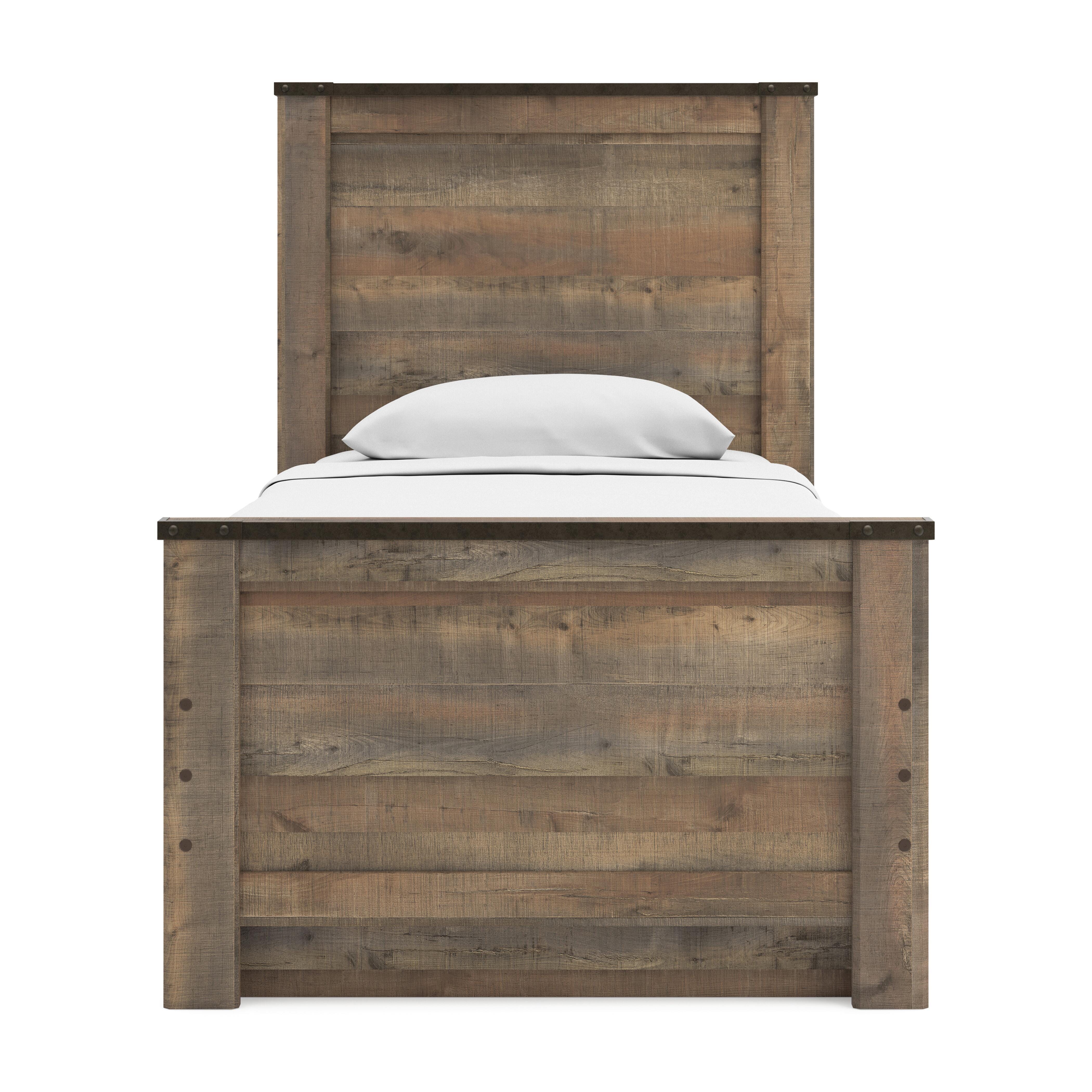 Cama individual con paneles Trinell - image 1