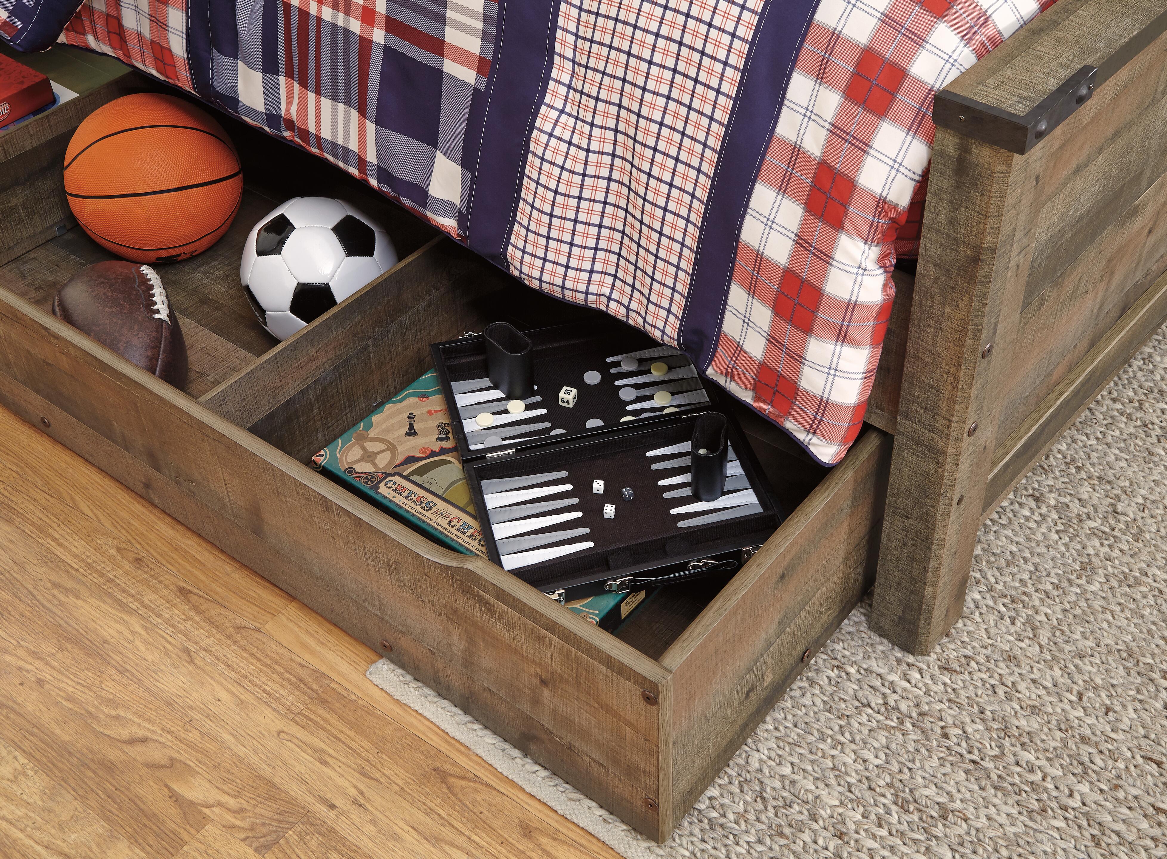 Trinell Full Bookcase Bed with Storage - image 4