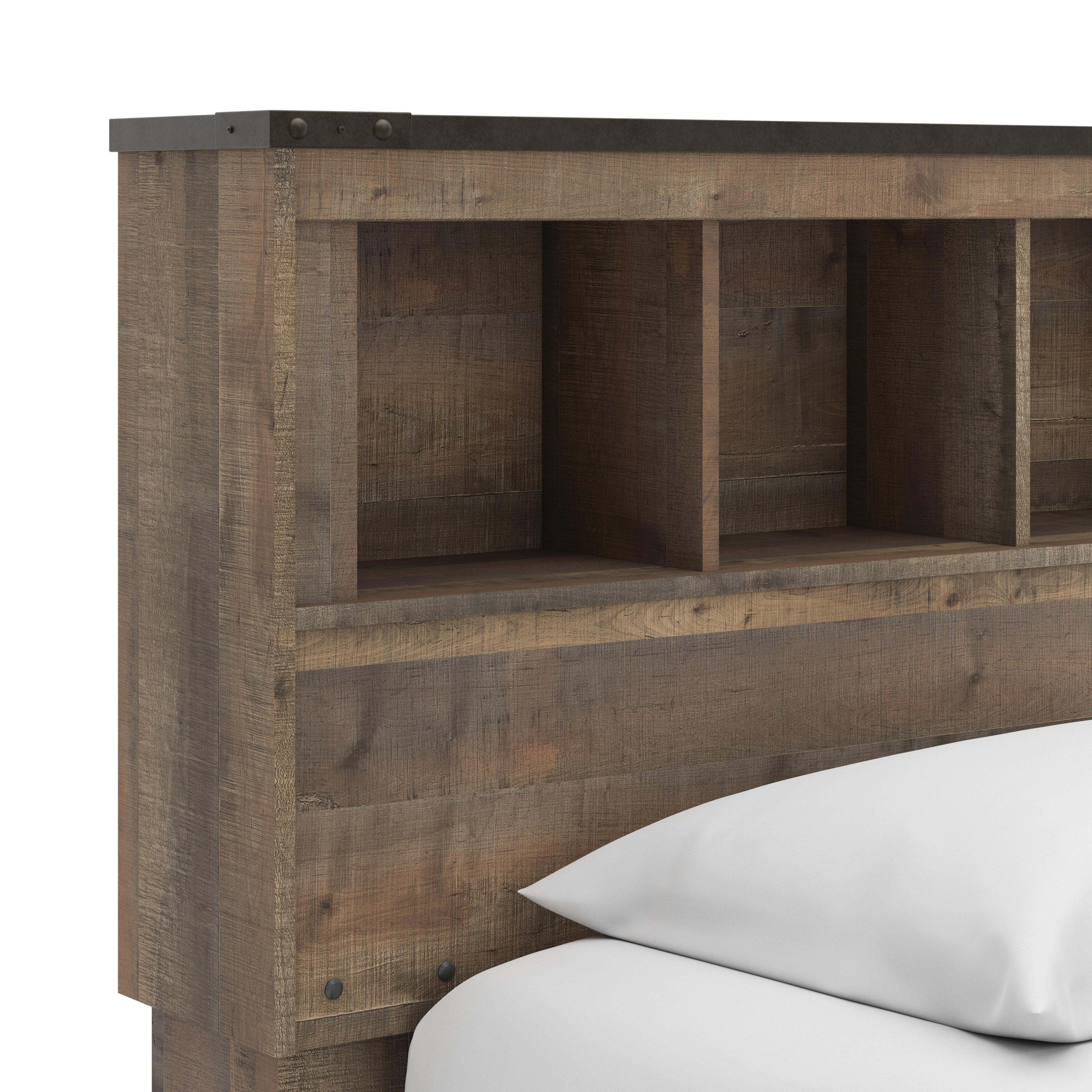 Cama librería individual Trinell con dos cajones de almacenamiento - image 7
