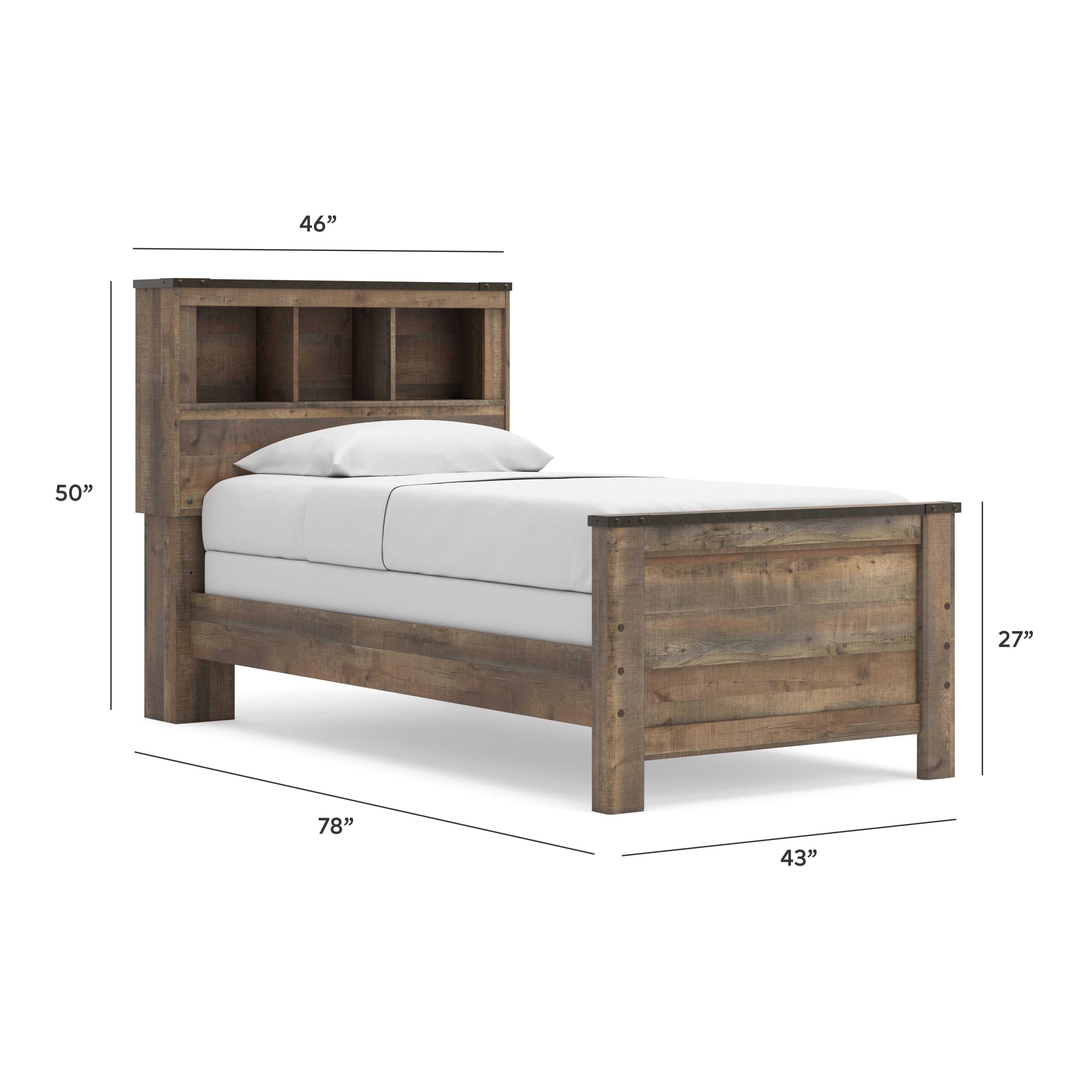 Cama con librería individual Trinell - image 7