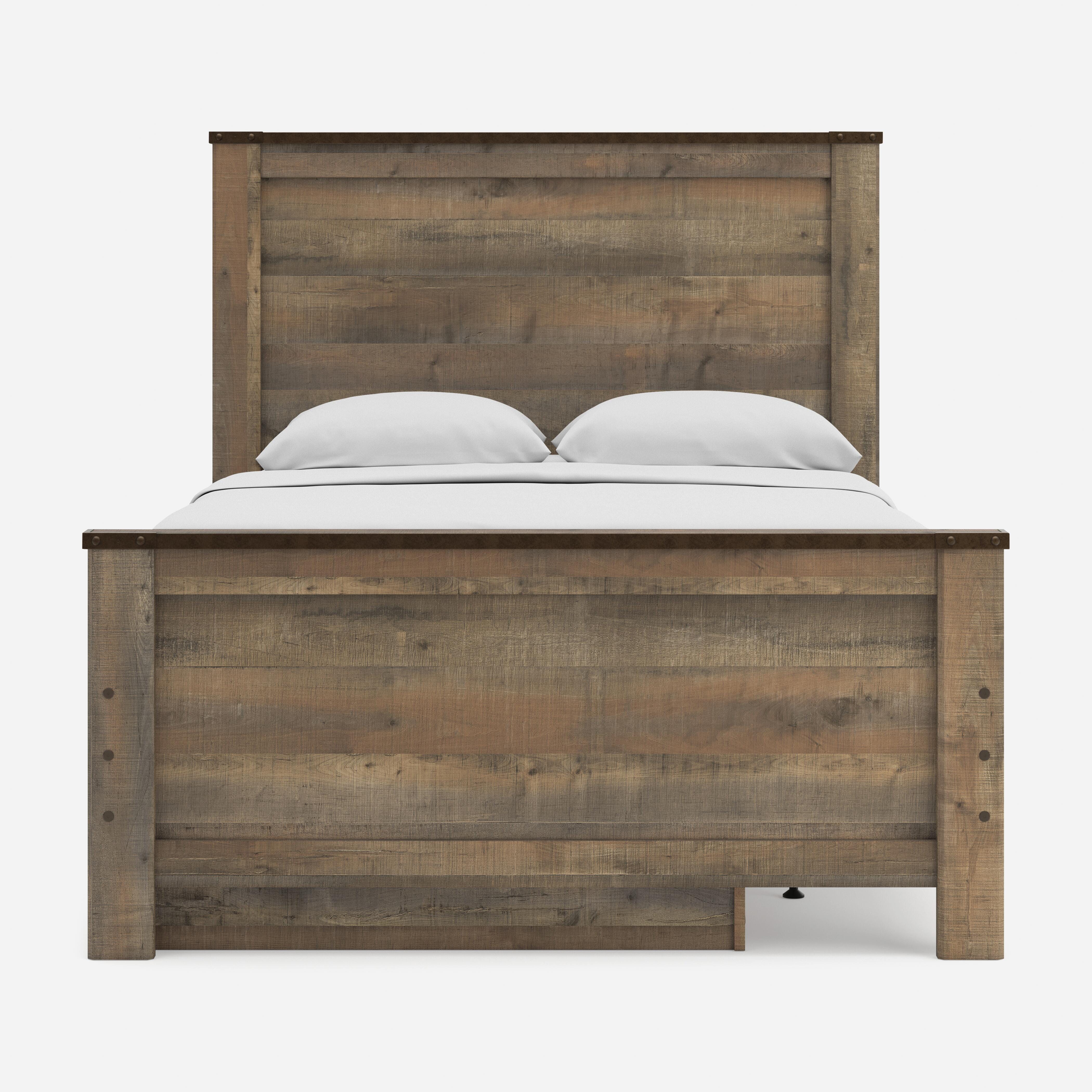 Cama Trinell de tamaño completo con 1 cajón grande de almacenamiento - image 1