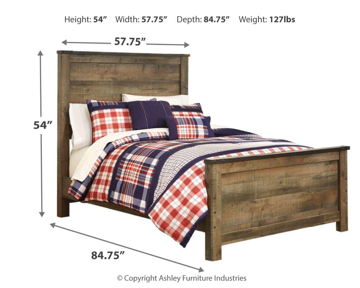 Trinell Full Panel Bed - image 5