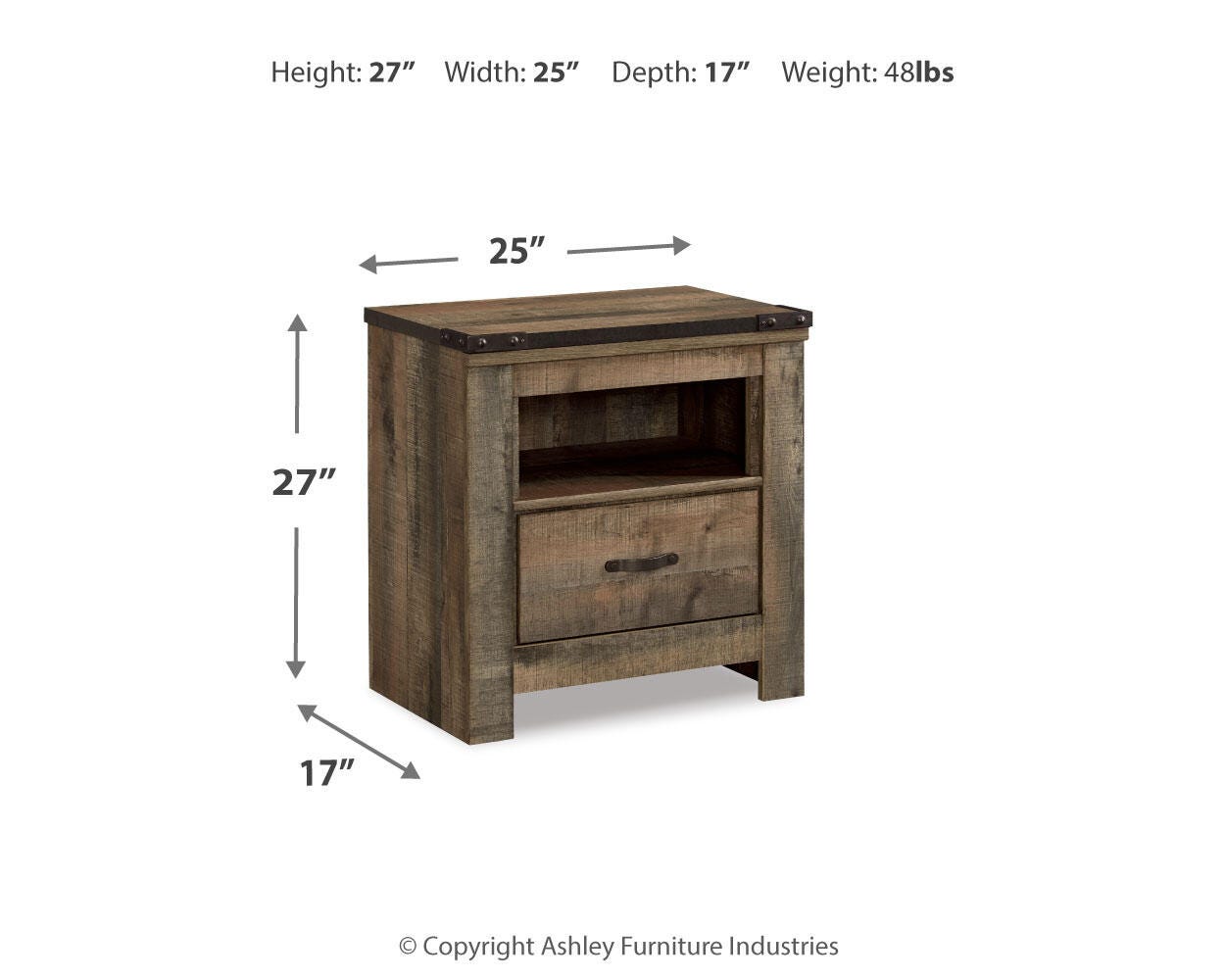 Trinell Nightstand - image 4