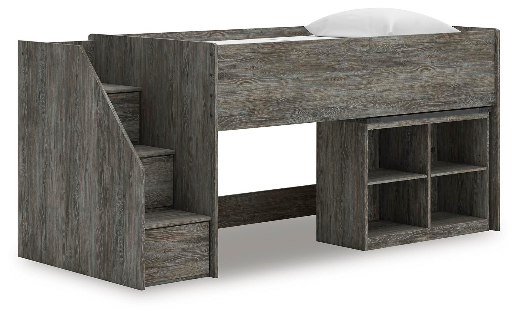 Frandern Twin Loft  Bed with Bookcase Storage - image 1