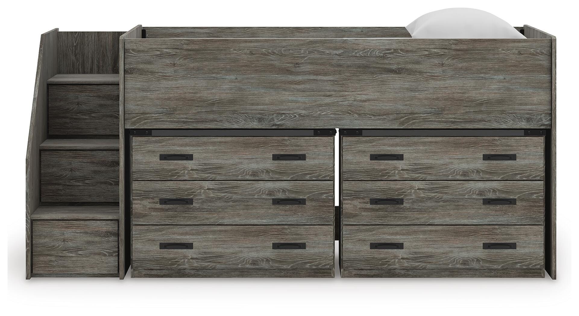 Frandern Twin Loft Bed with Drawer Storage - image 4