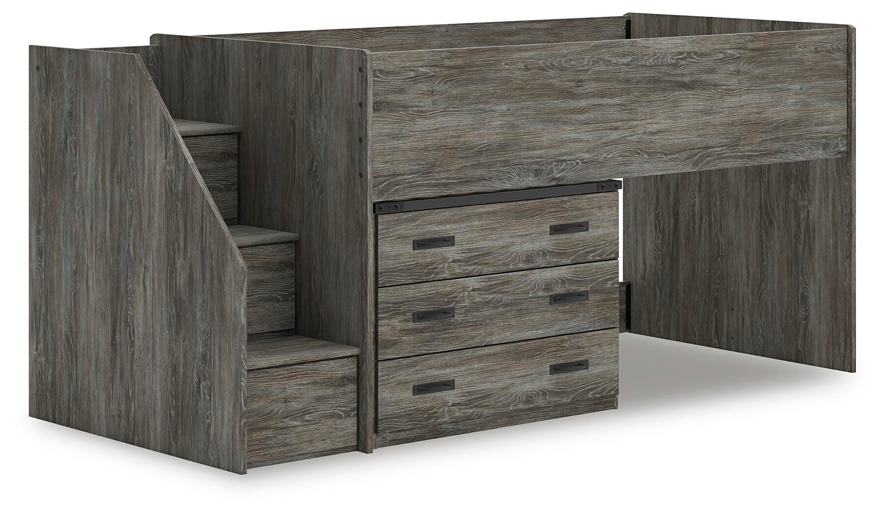 Frandern Twin Loft Bed with Drawer Storage - image 2