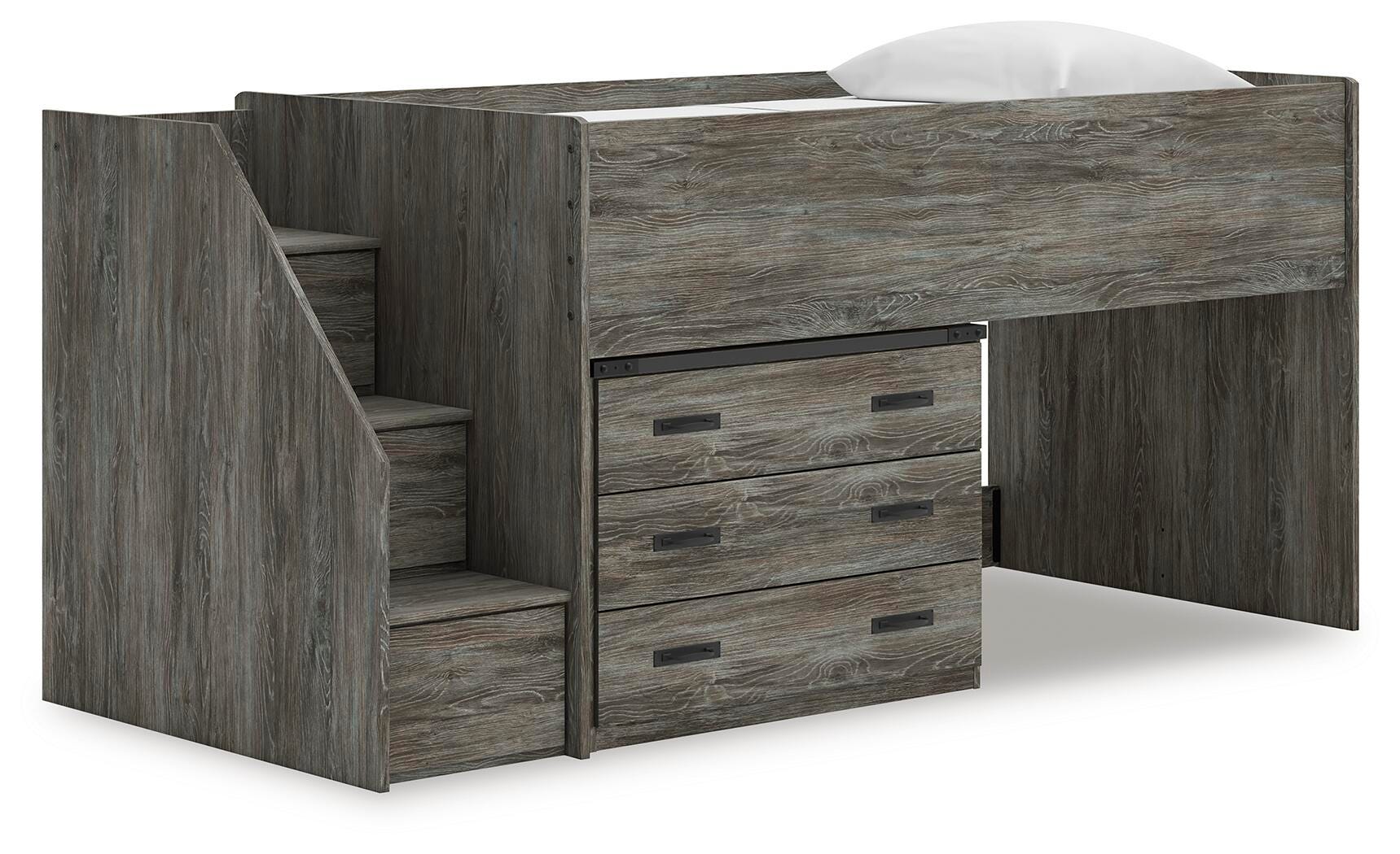 Picture of FRANDERN TWIN LOFT BED WITH DRAWER STORAGE
