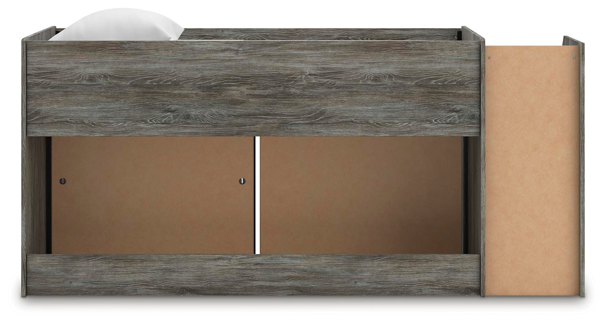 Frandern Twin Loft  Bed with Bookcase and Drawer Storage - image 6