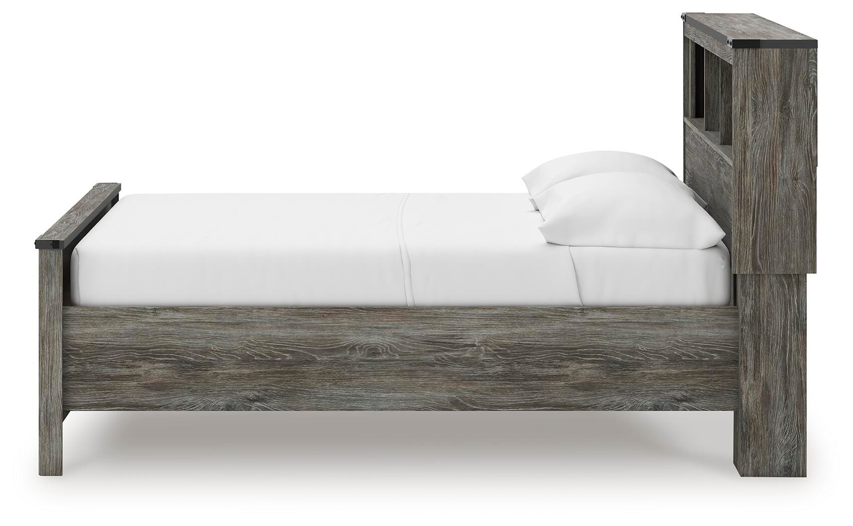 Frandern Full Bookcase Panel Bed with Storage - image 7