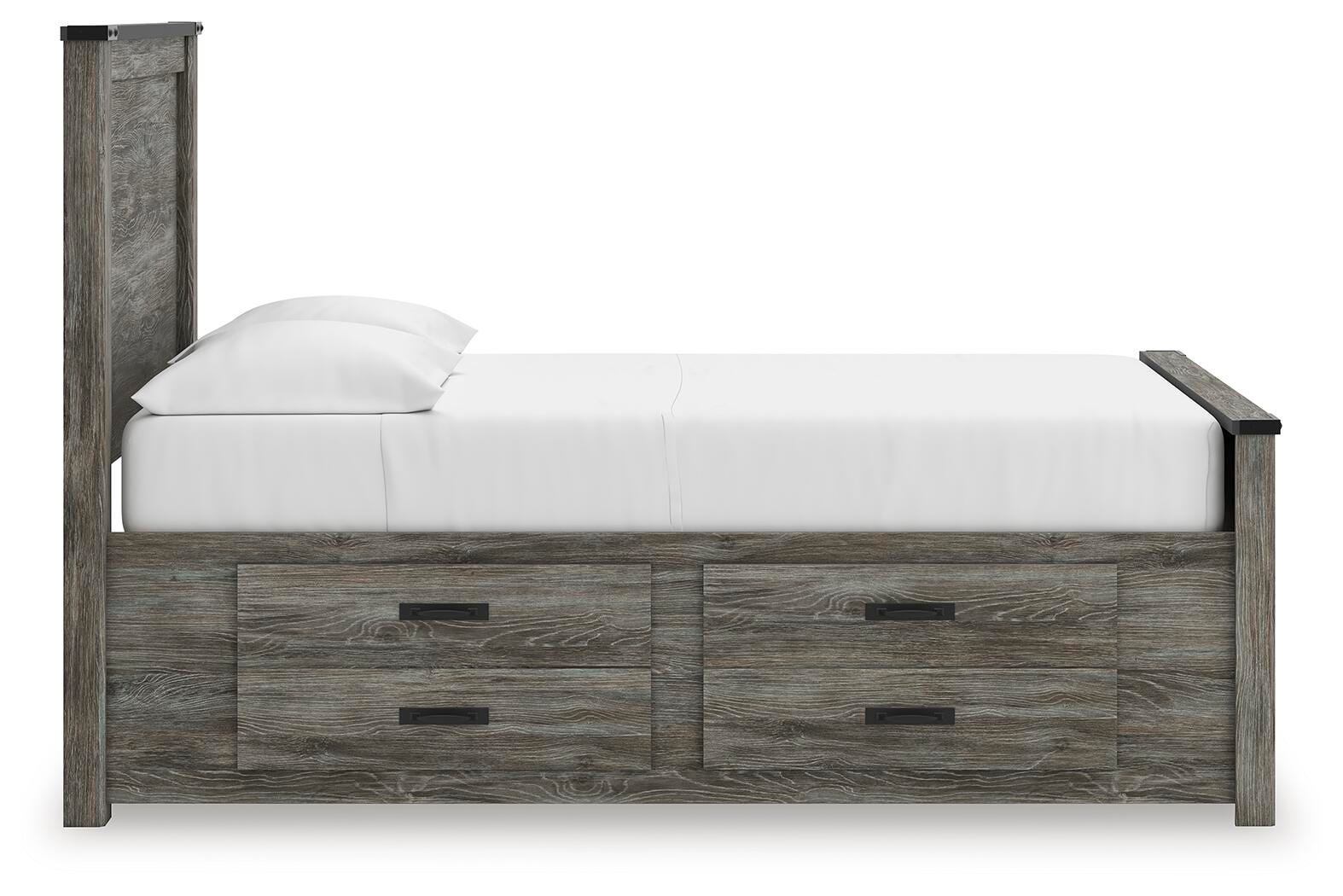 Cama Frandern de panel completo con almacenamiento - image 8