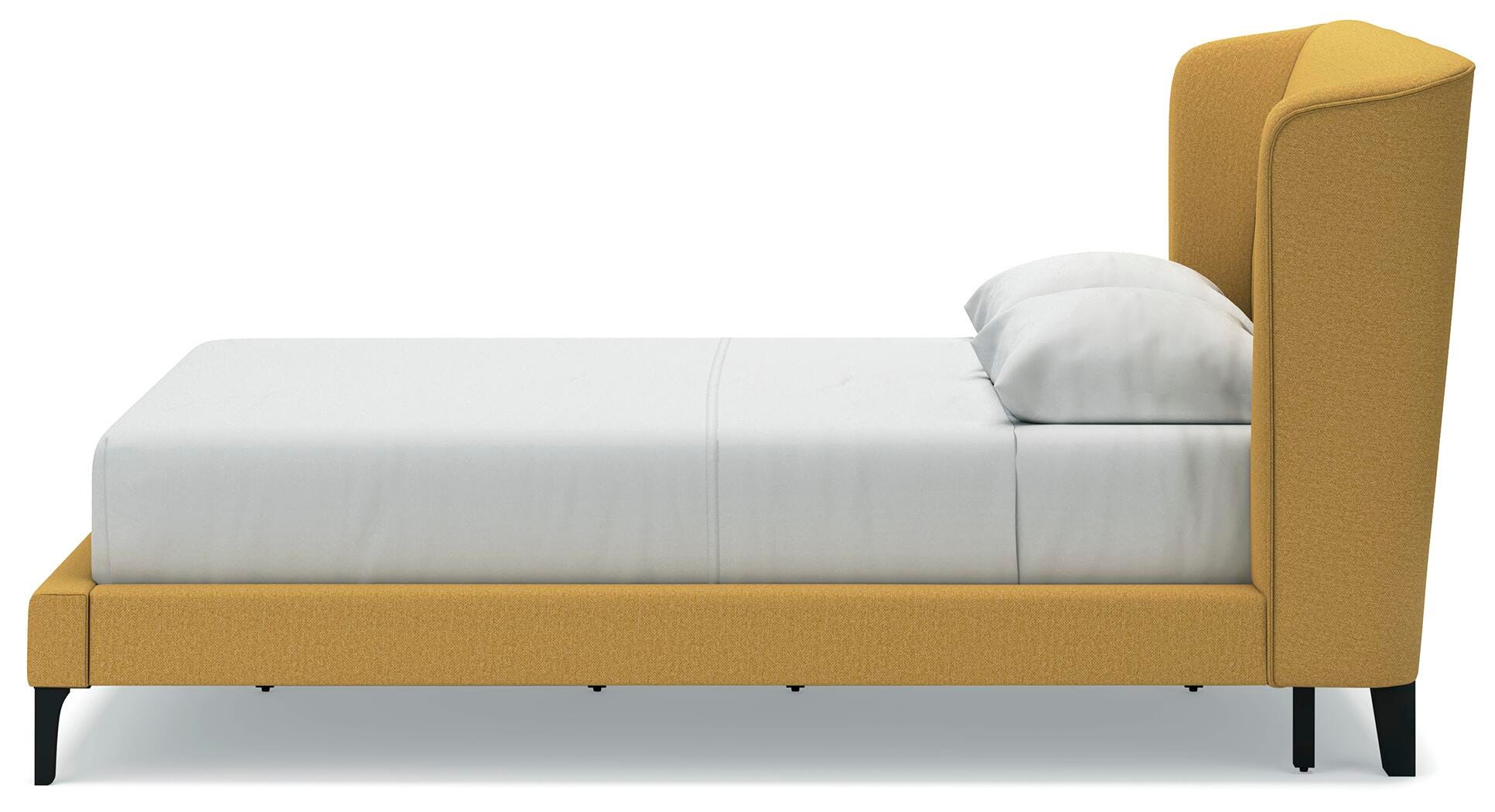 Cama Queen tapizada Maloken con listones enrollables - image 8
