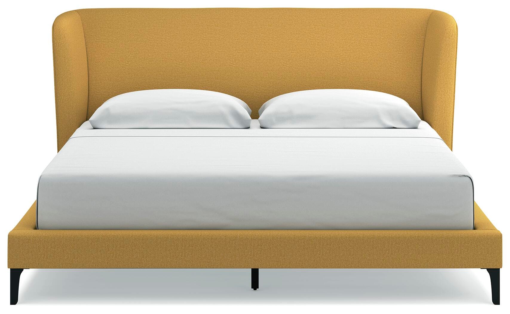 Cama tapizada Maloken King con listones enrollables - image 4