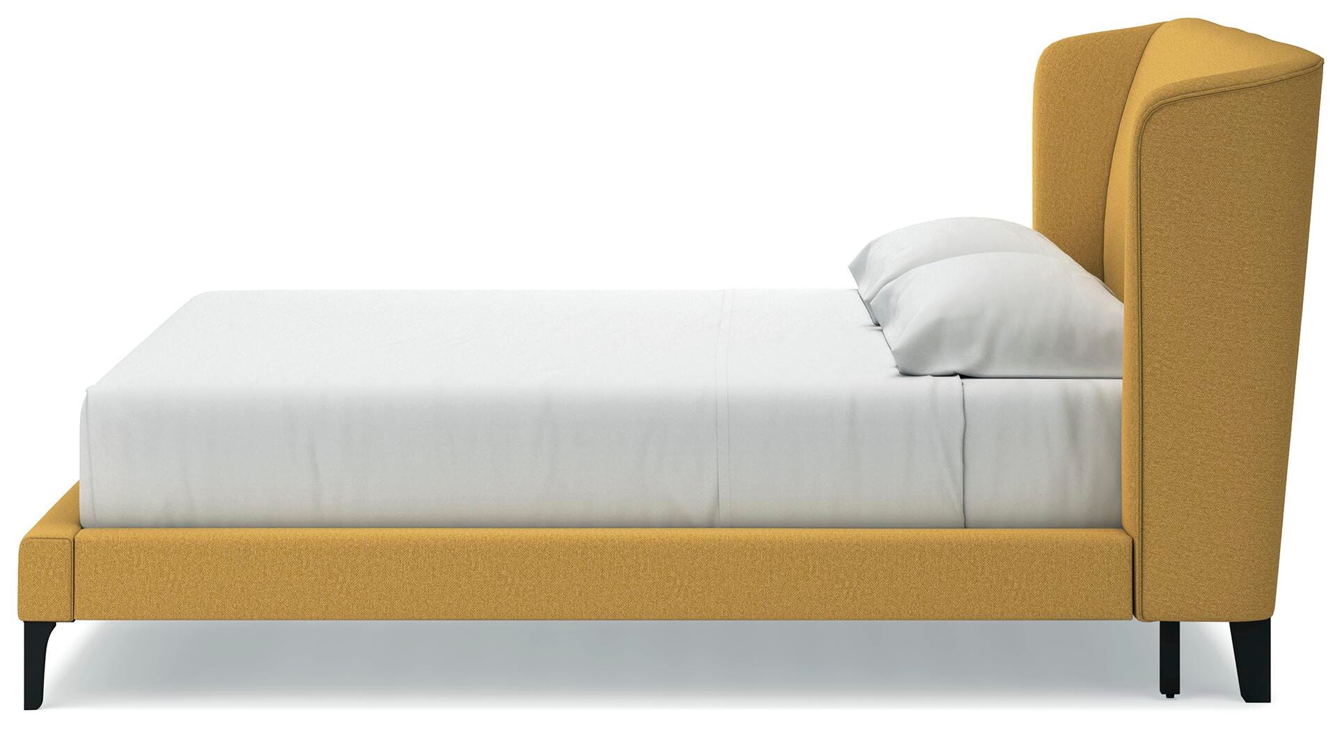 Cama tapizada Maloken King con listones enrollables - image 7