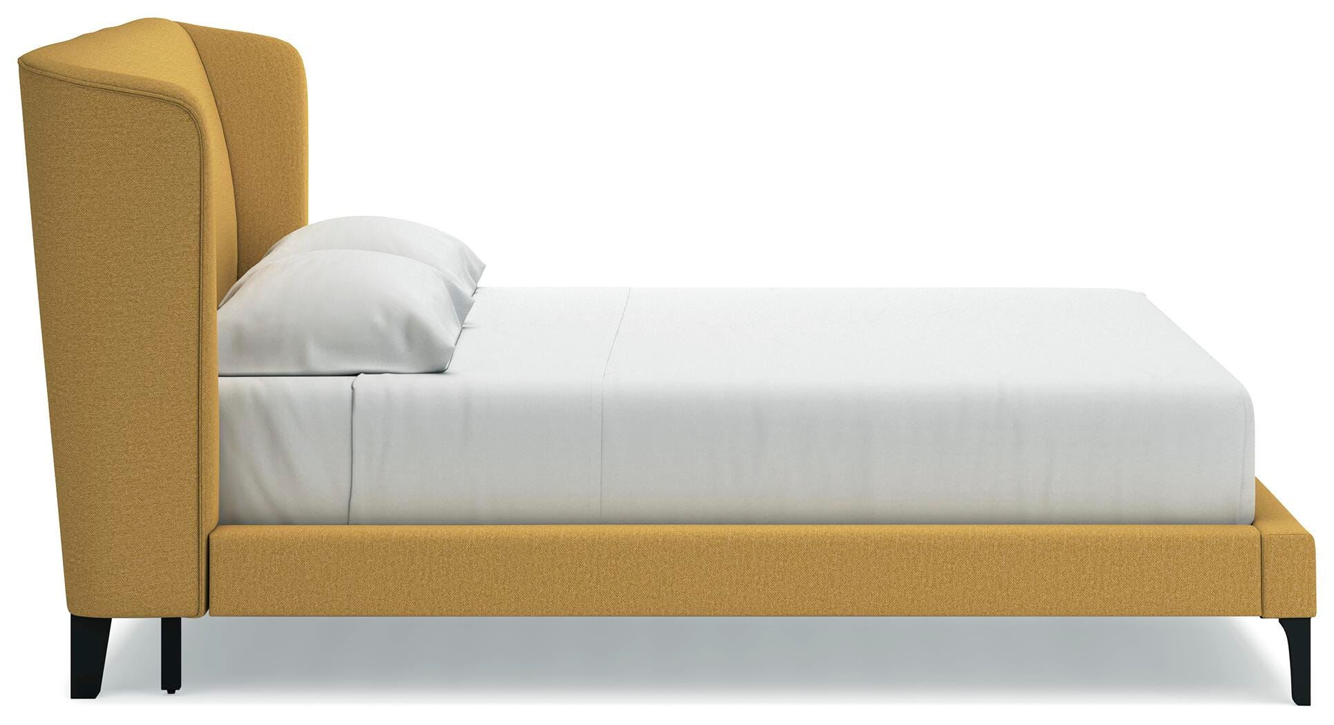 Cama tapizada Maloken King con listones enrollables - image 5