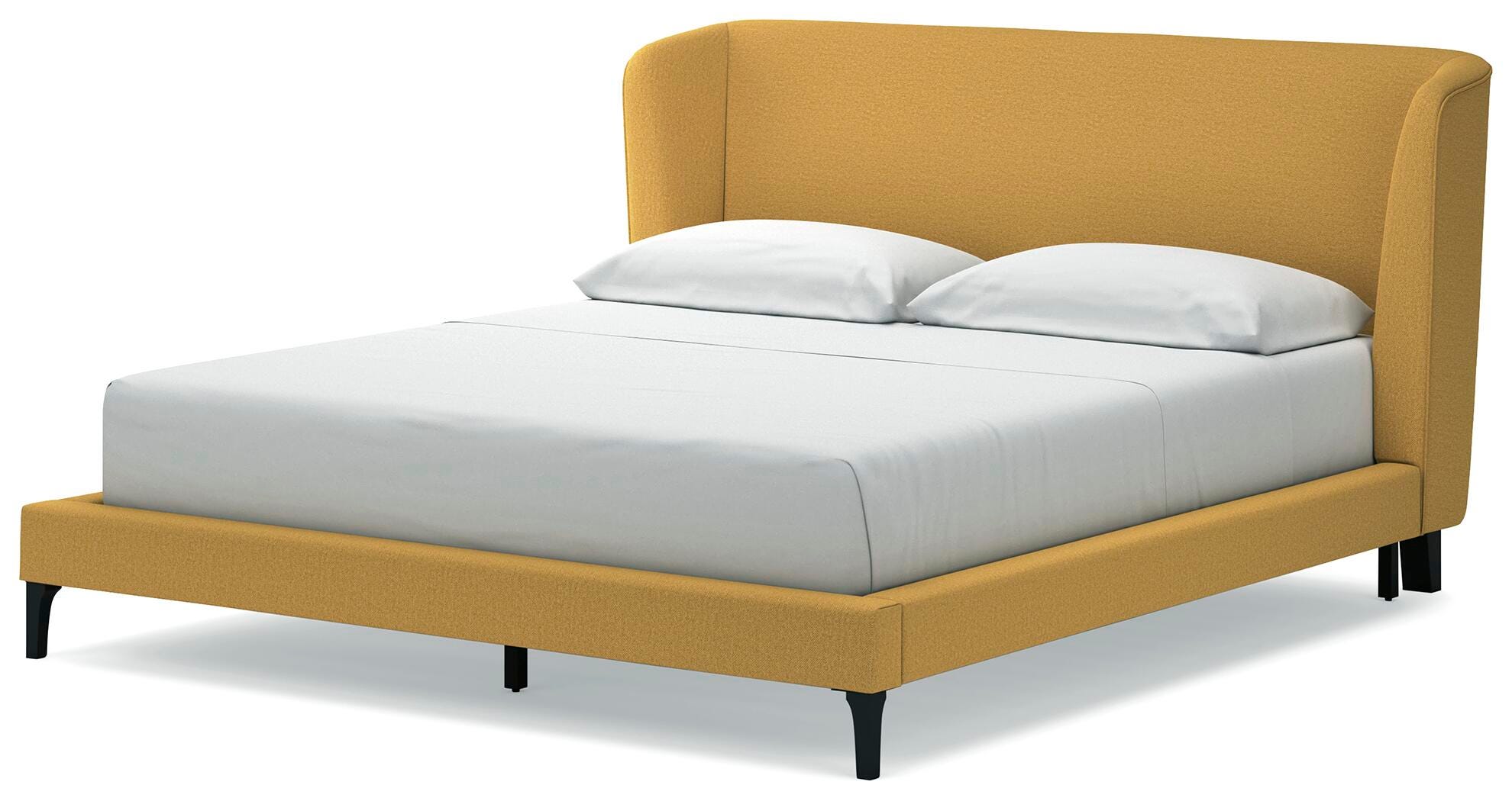 Maloken California King Upholstered Bed with Roll Slats - image 4