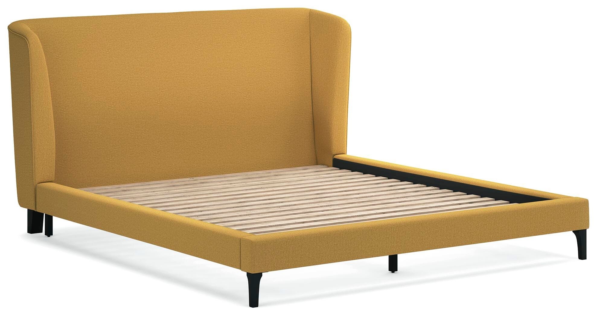 Maloken California King Upholstered Bed with Roll Slats - image 3