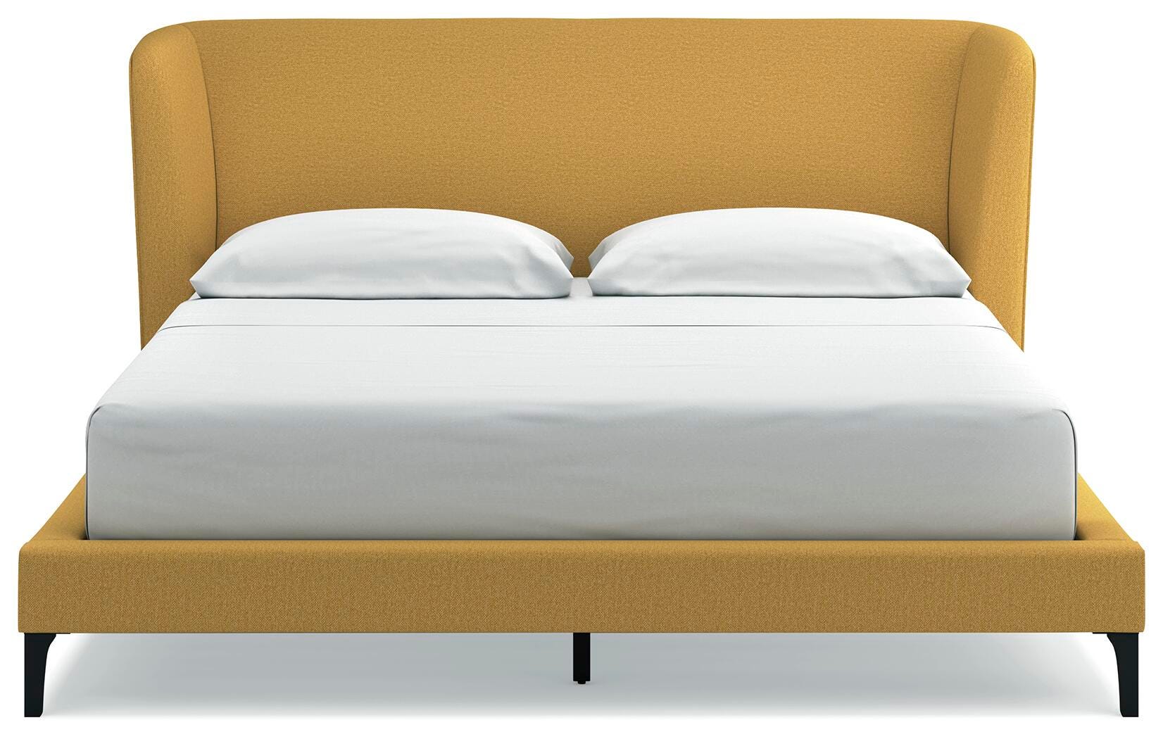Maloken California King Upholstered Bed with Roll Slats - image 5