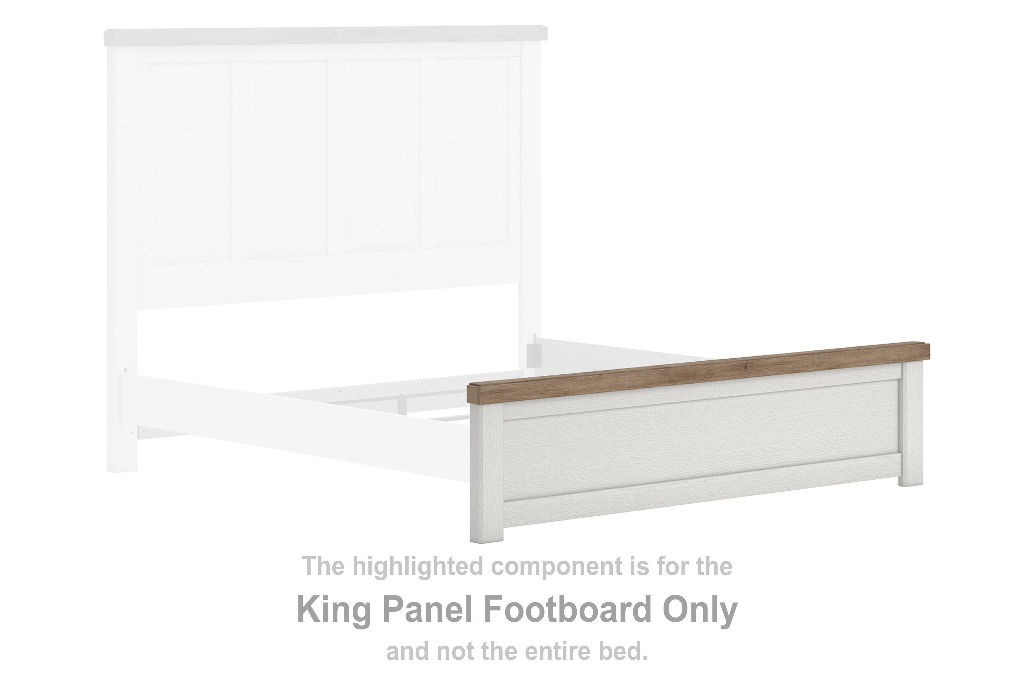 Savonport King Panel Footboard