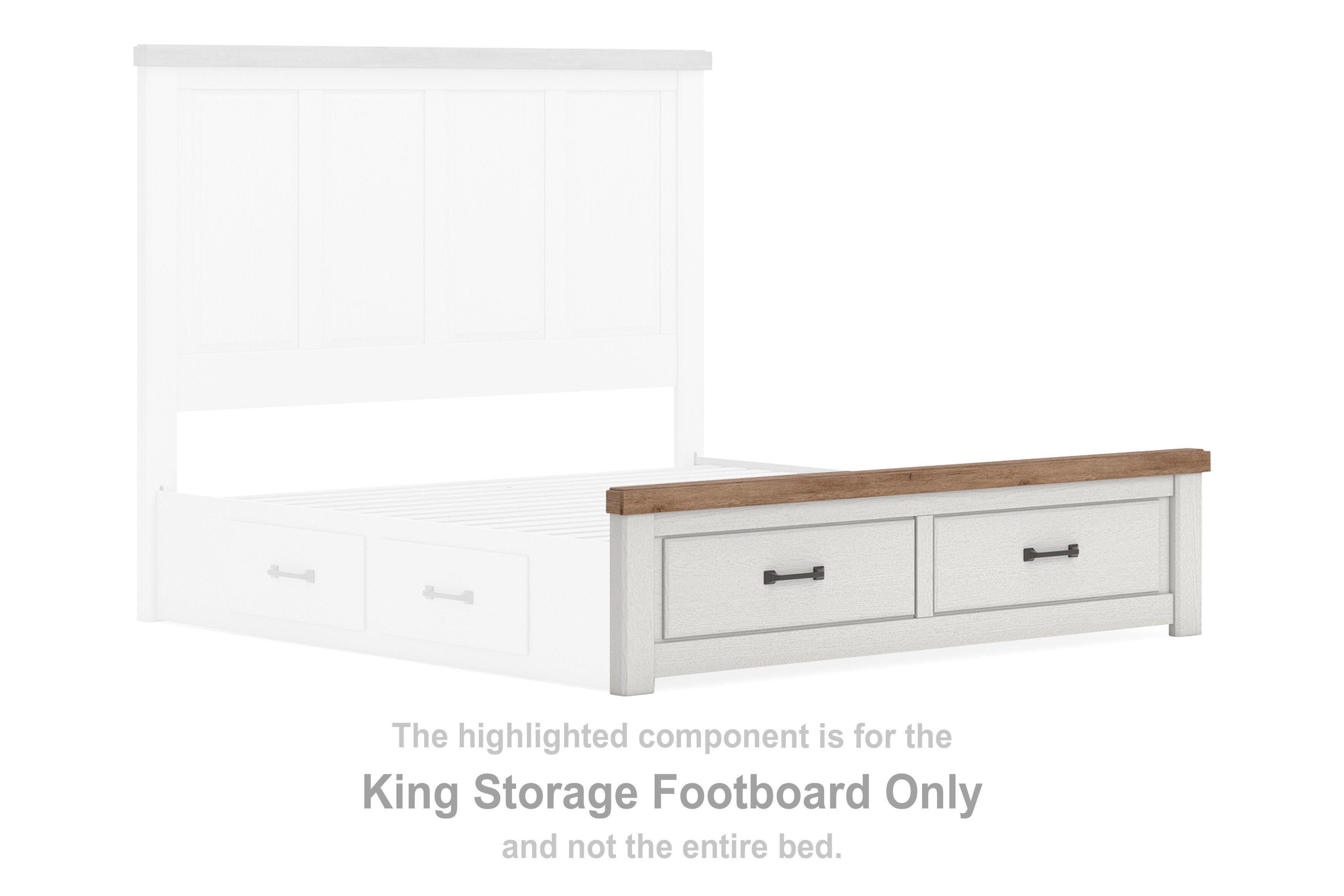 Savonport King Storage Footboard
