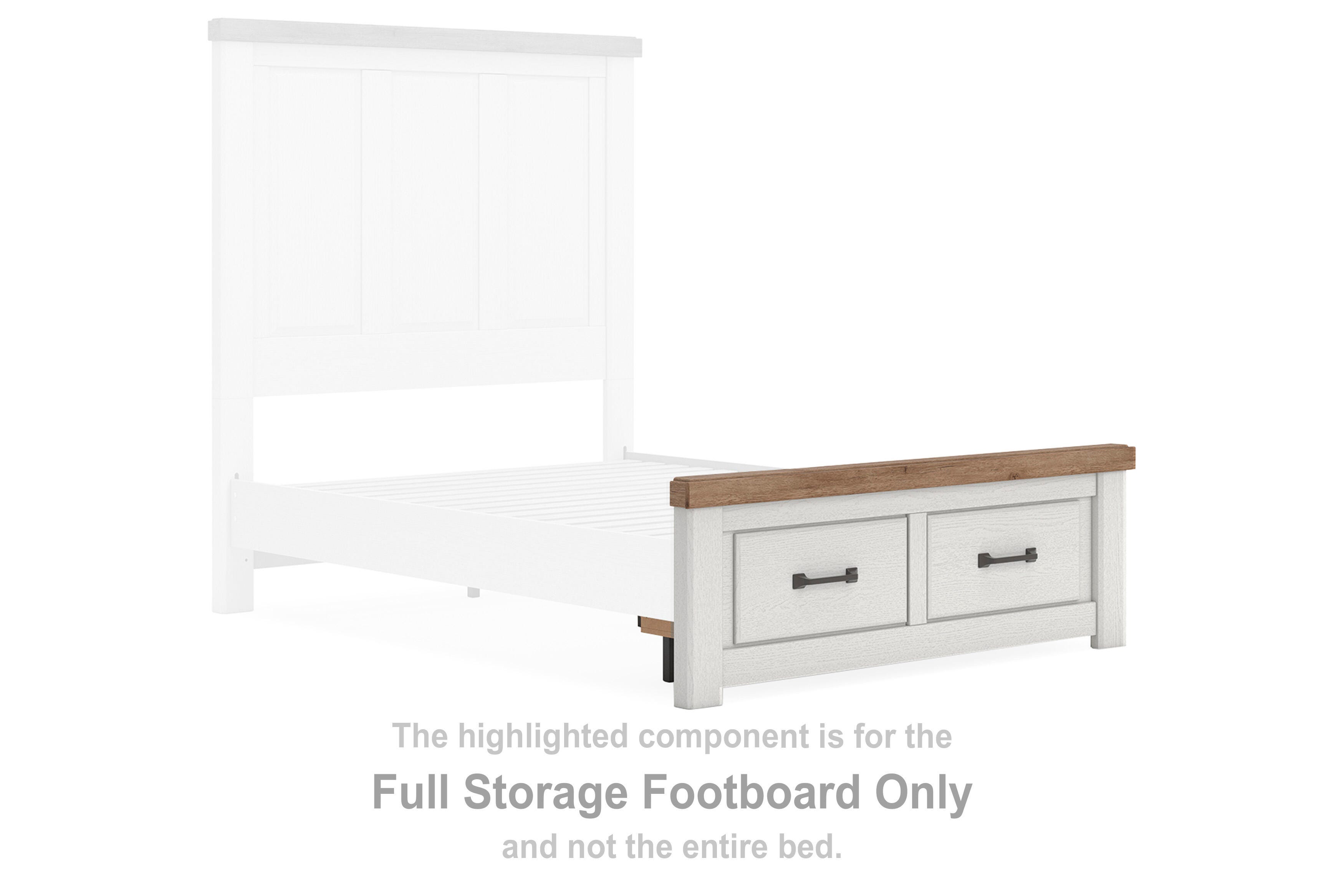 Savonport Full Storage Footboard