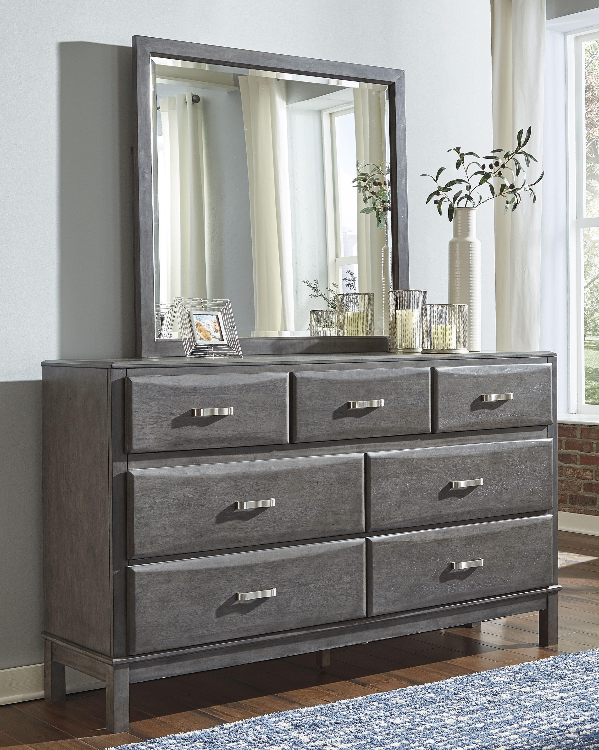 Caitbrook Dresser, Mirror and 2 Nightstands - image 6