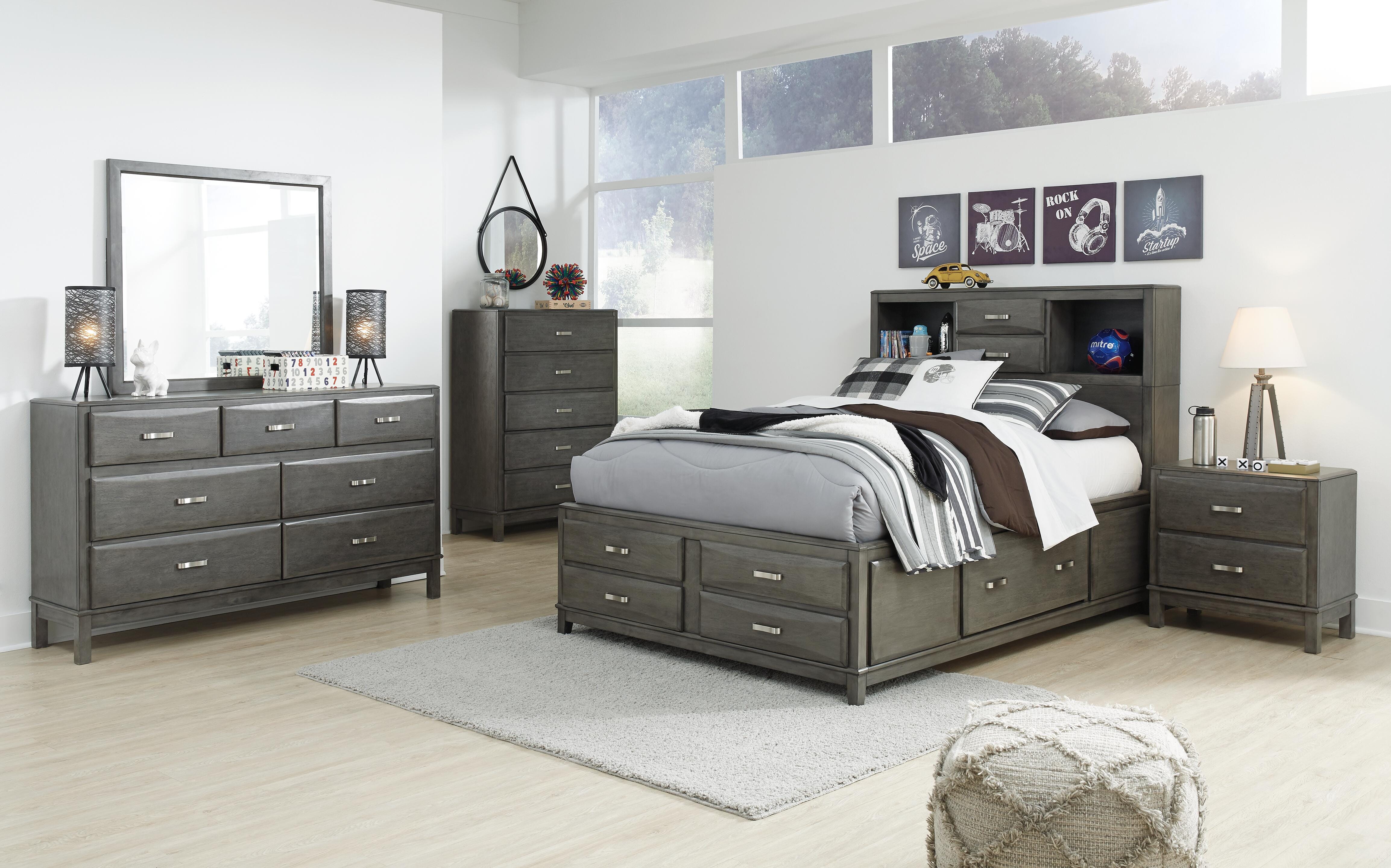 Caitbrook Full Storage Bed with 7 Drawers - image 5
