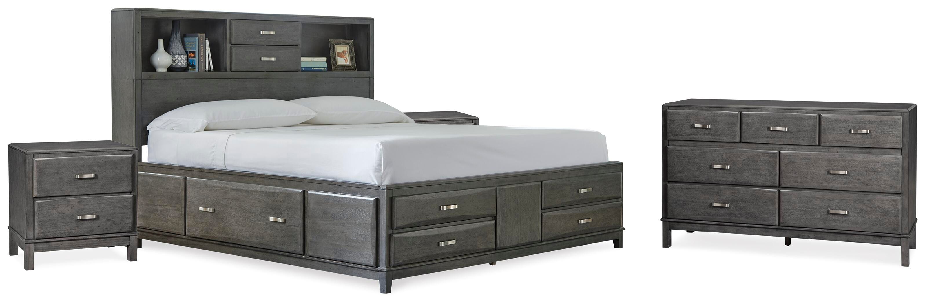 Caitbrook King Storage Bed, Dresser and 2 Nightstands - image 1