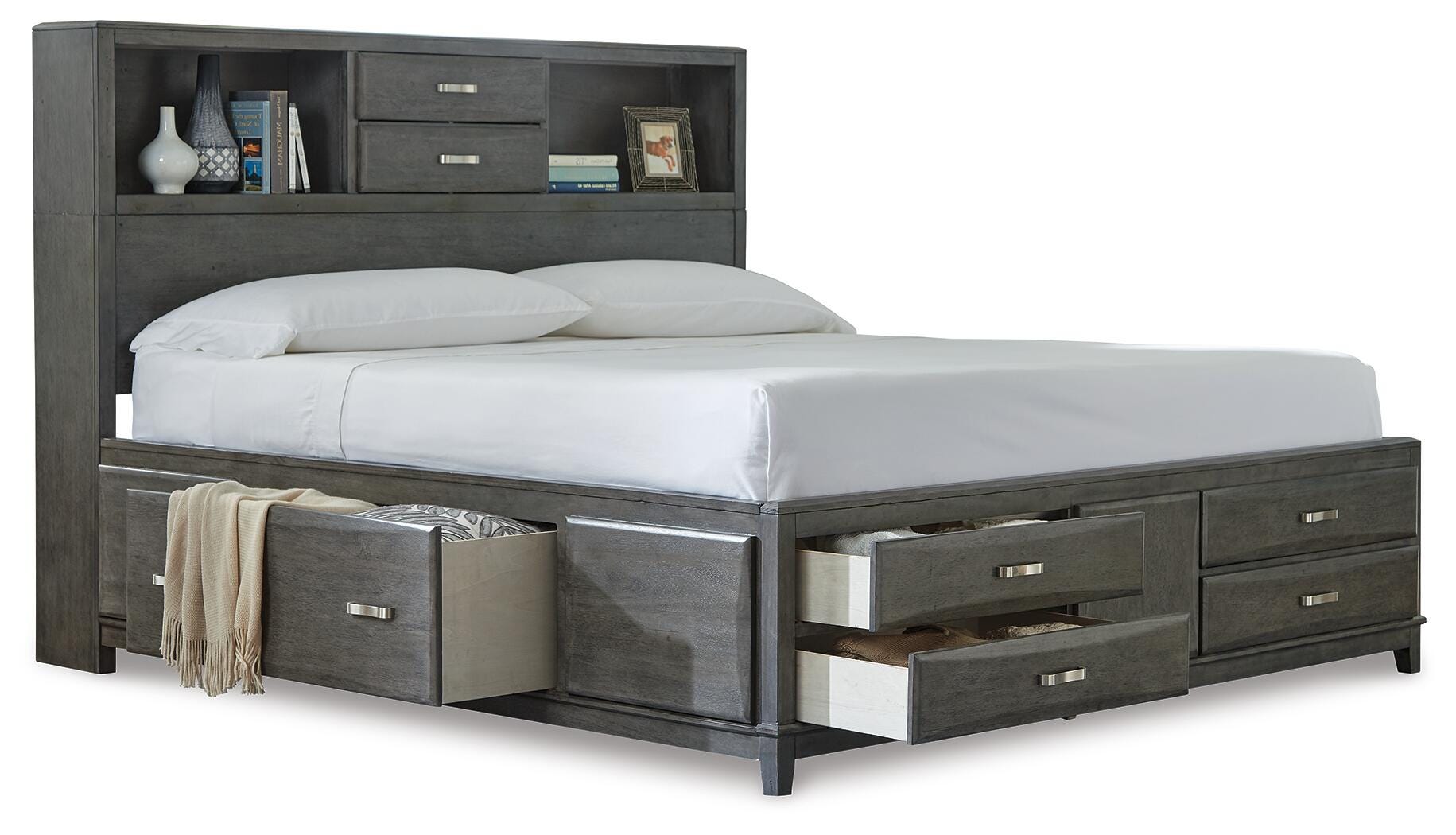 Cama Queen, Cómoda y Chiffonier Caitbrook - image 3