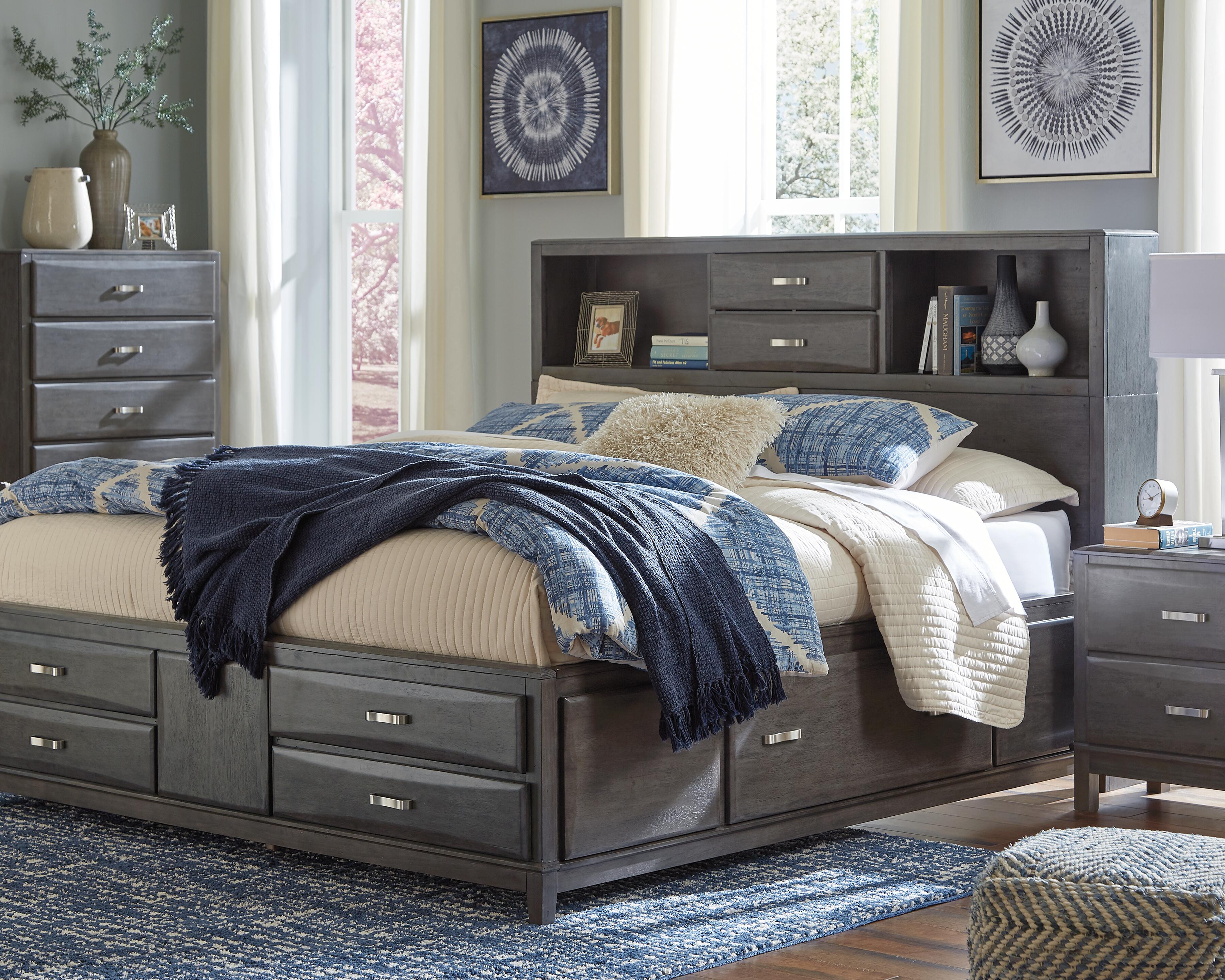Caitbrook King Storage Bed, Chest and 2 Nightstands - image 9