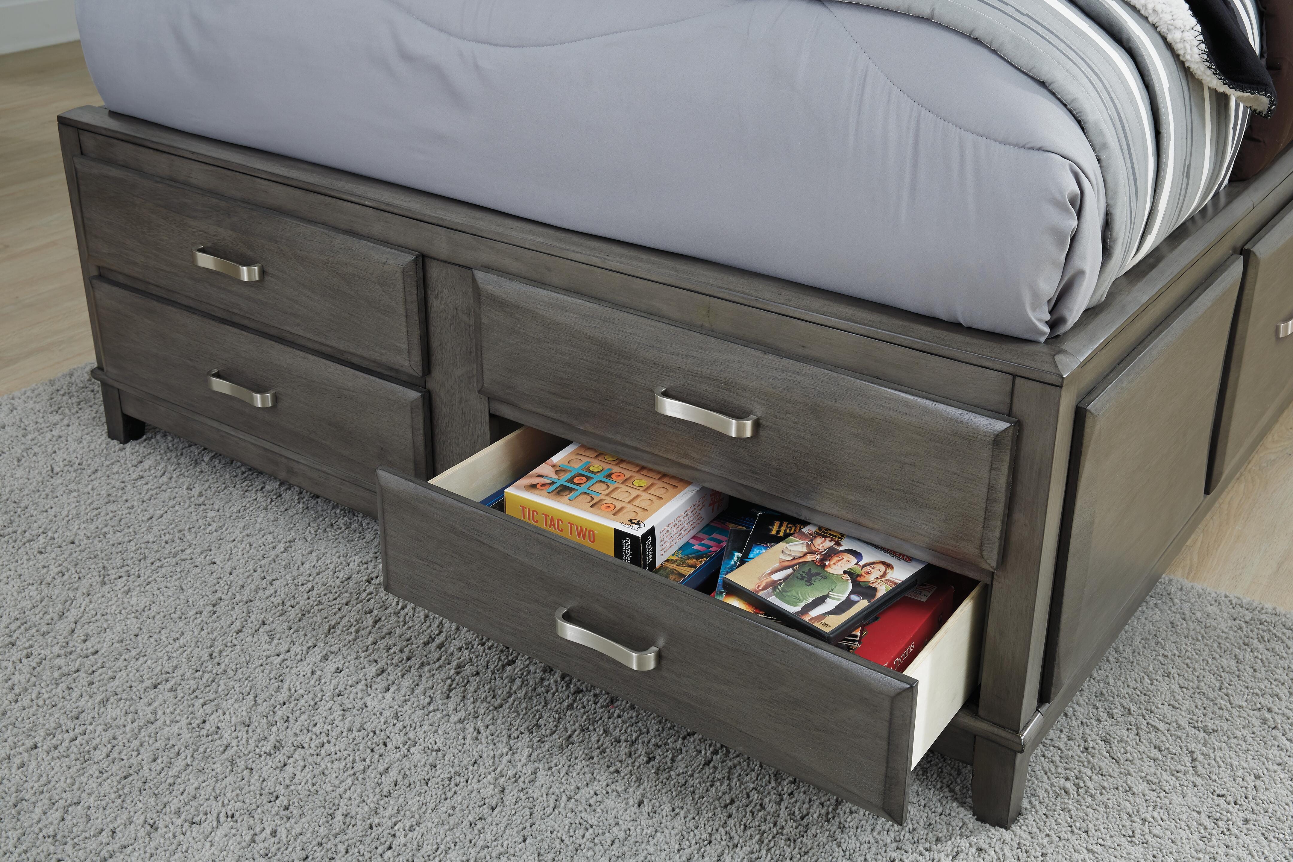 Caitbrook King Storage Bed, Chest and 2 Nightstands - image 14