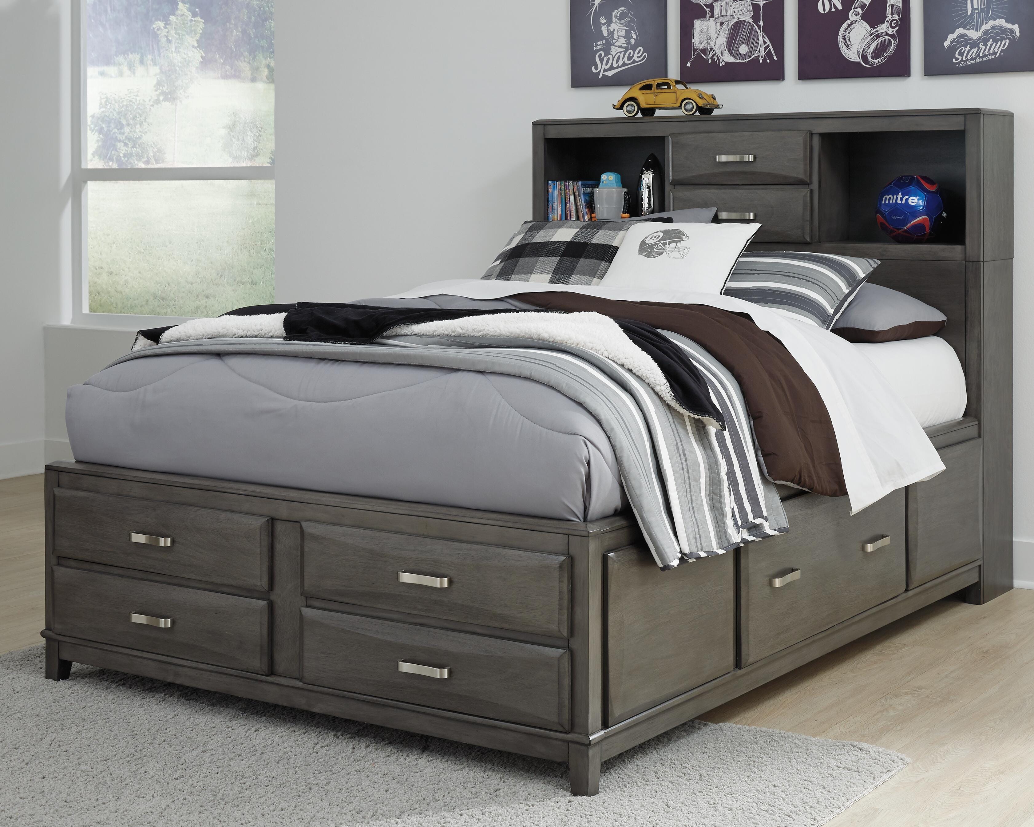 Caitbrook Full Storage Bed with 7 Drawers - image 1