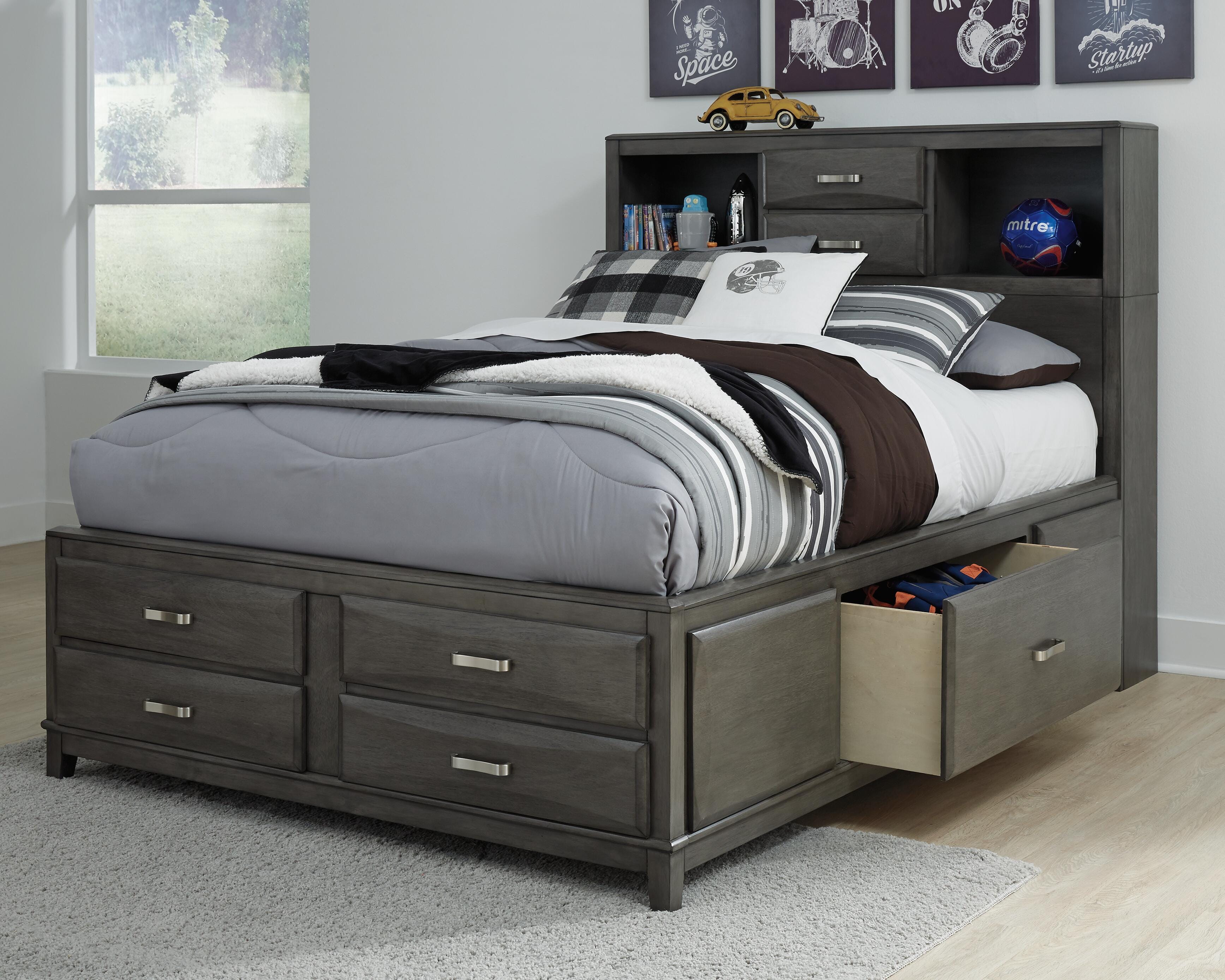 Caitbrook Full Storage Bed with 7 Drawers - image 3
