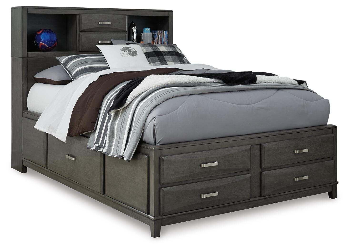 Caitbrook Full Storage Bed with 7 Drawers - image 2