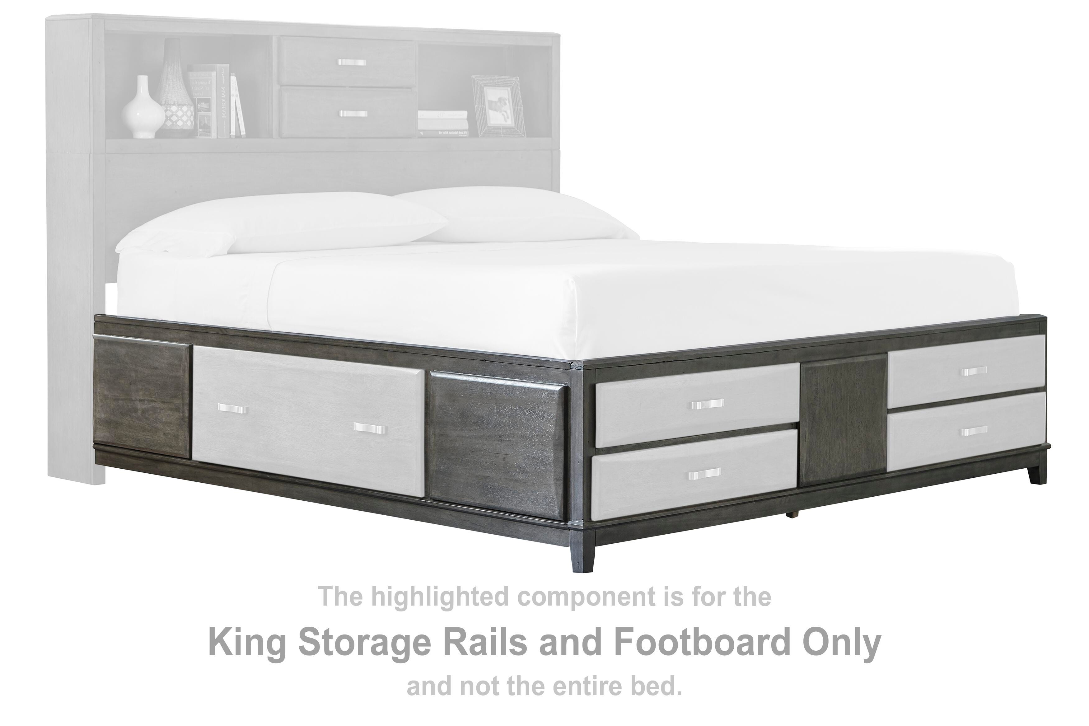 Caitbrook King Storage Rails and Footboard, , large