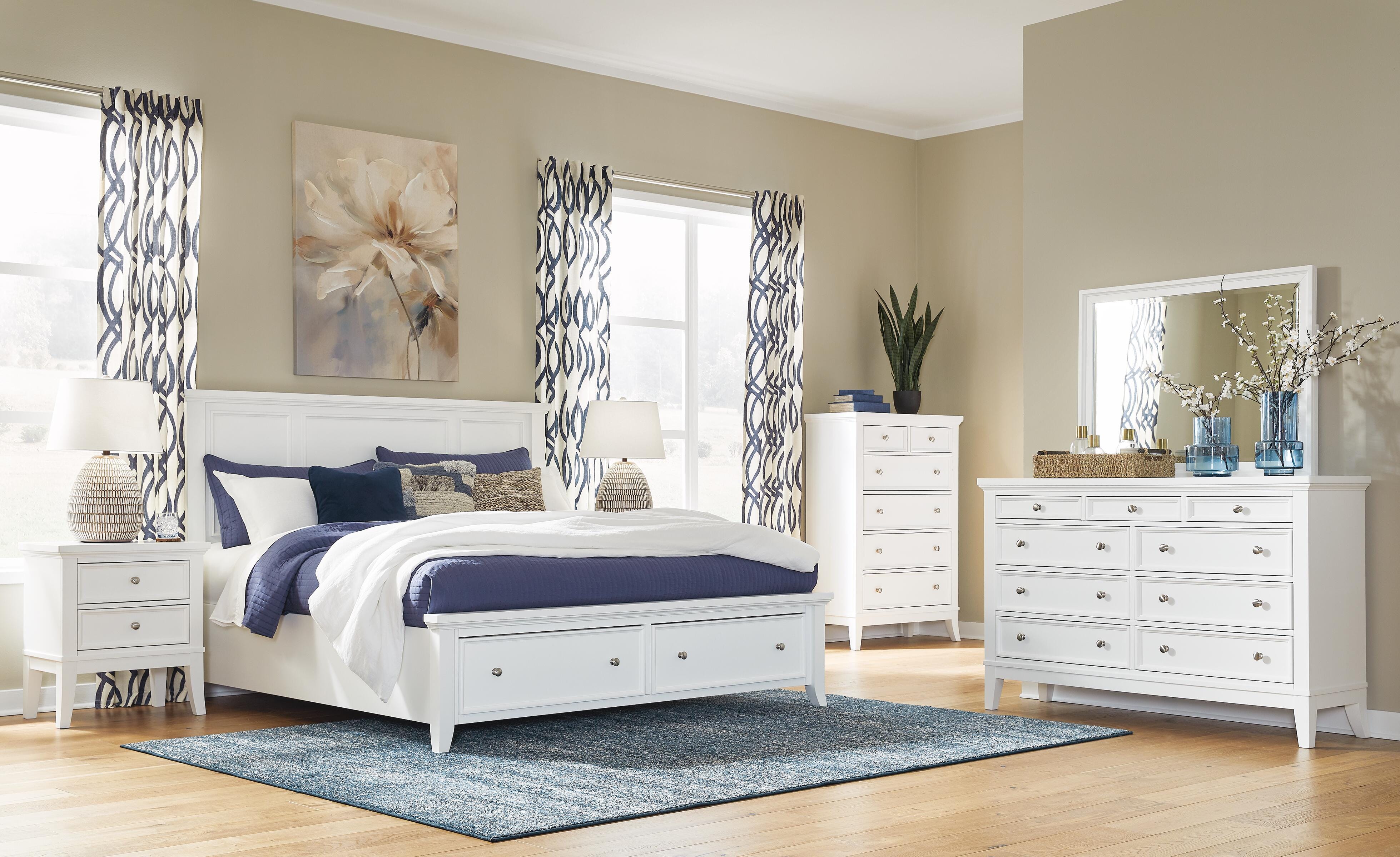 Trulani King Panel Storage Bed | Ashley