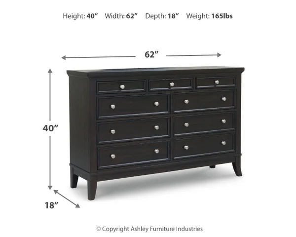 Bambori 9 Drawer Dresser | Ashley Bambori 9 Drawer Dresser | Ashley