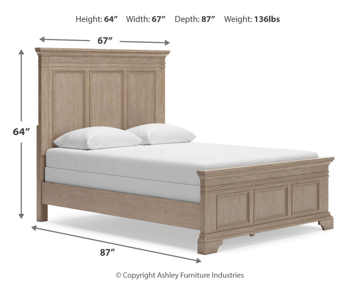 Vallardia Queen Panel Bed - image 6