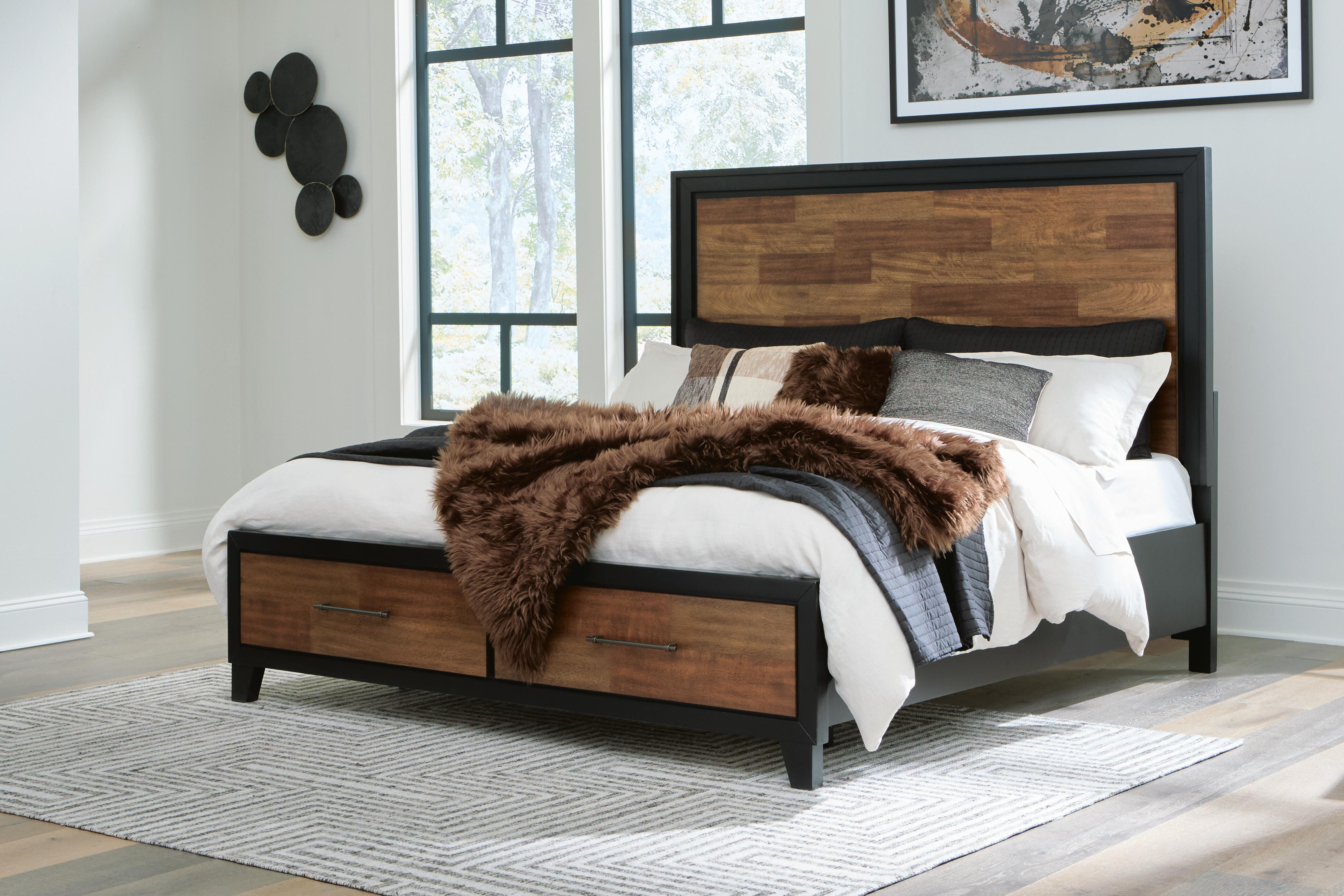 Cama con almacenaje Kraeburn King Panel - image 2