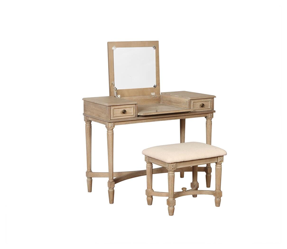 Linon Cyndi Vanity Set, , large