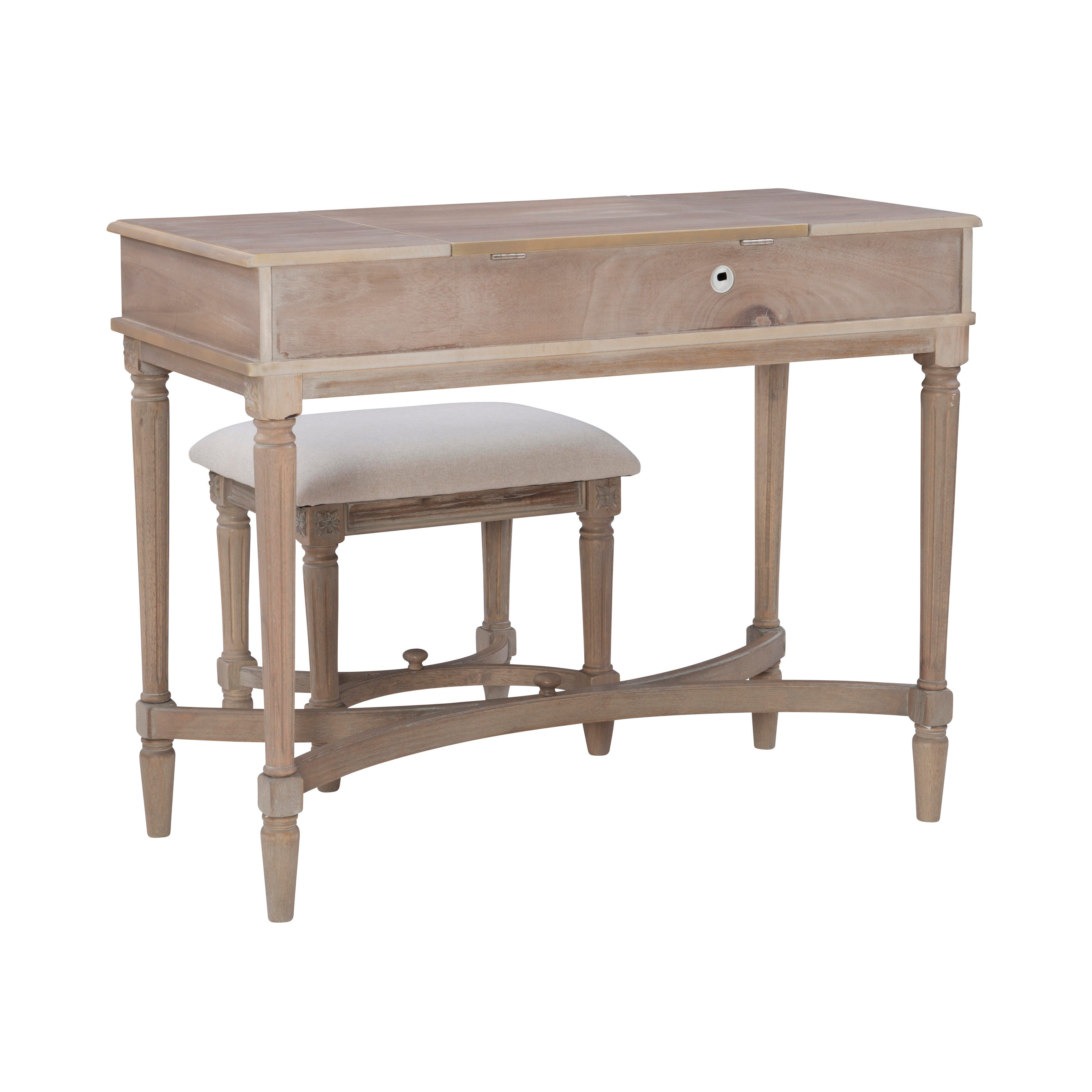 Linon Cyndi Vanity Set, , large