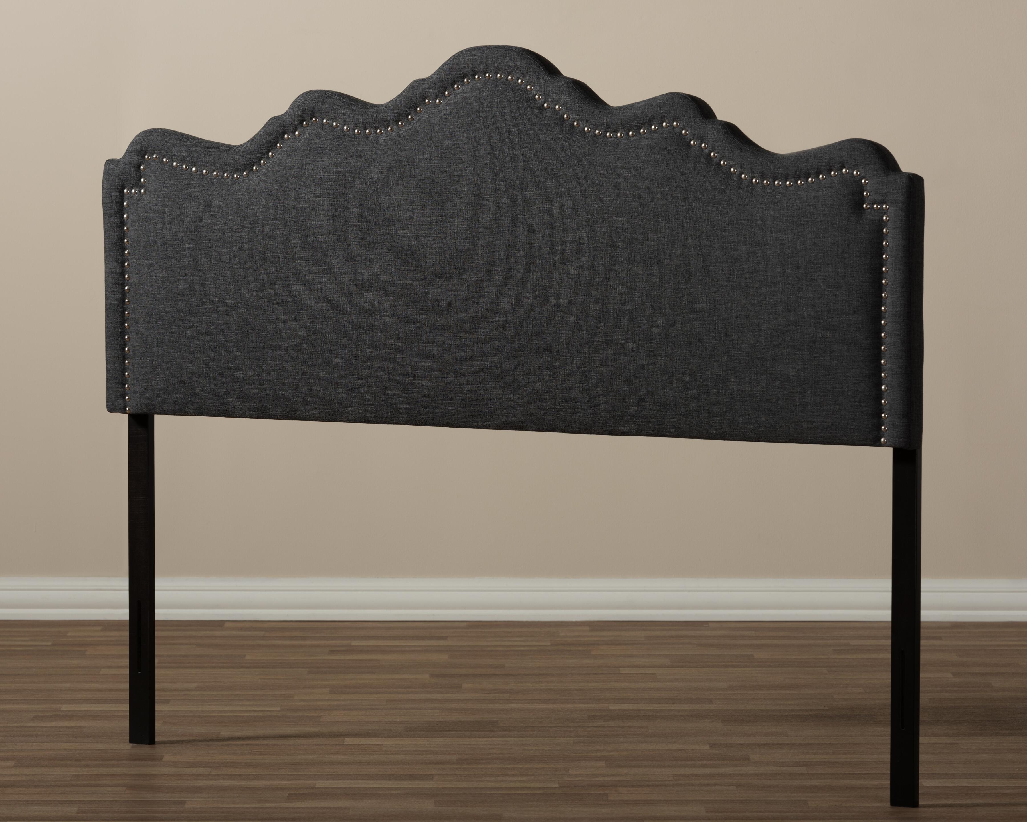 Nadeen Queen Headboard, Dark Gray, large