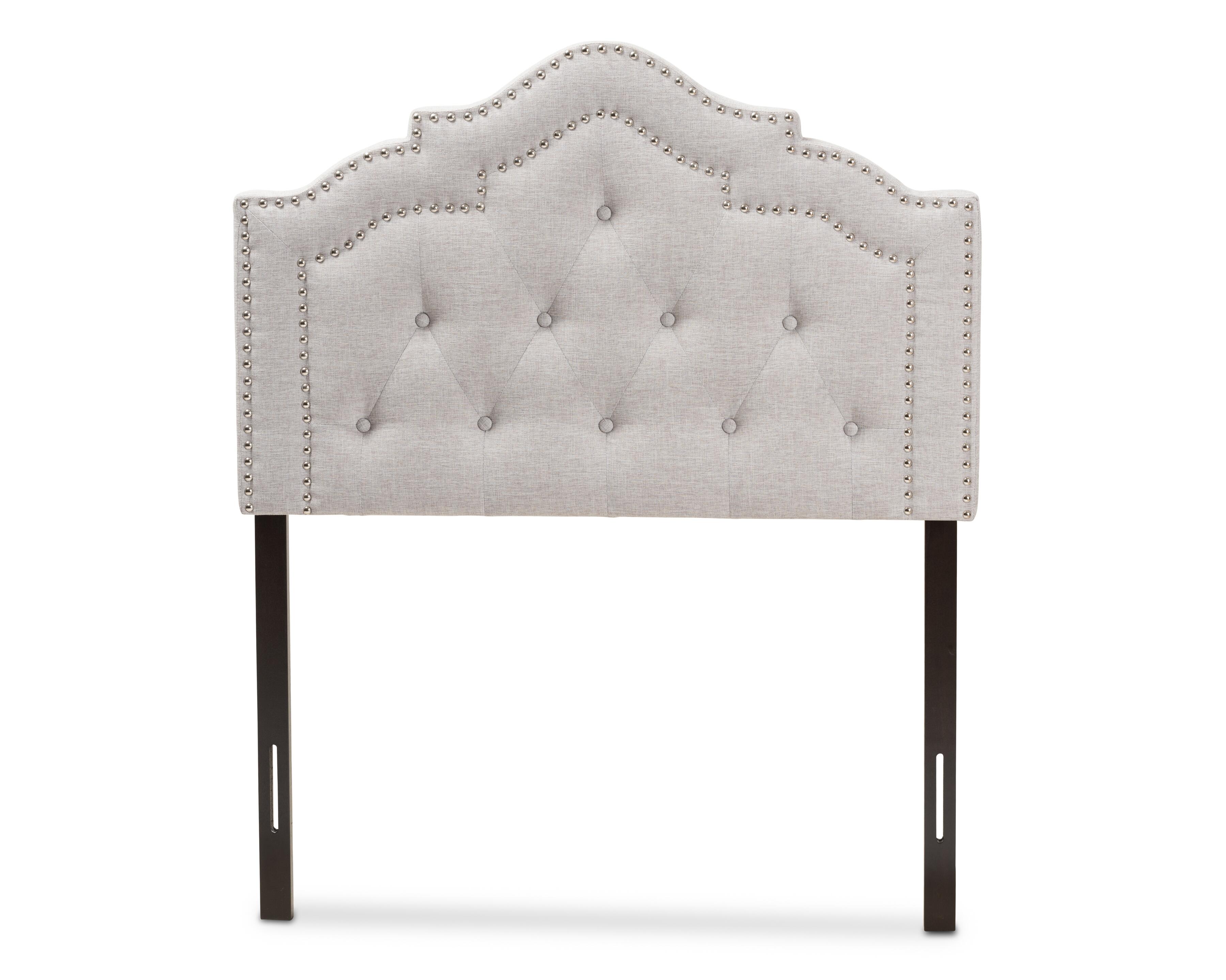 Edith Twin Headboard, Gray/Beige, large